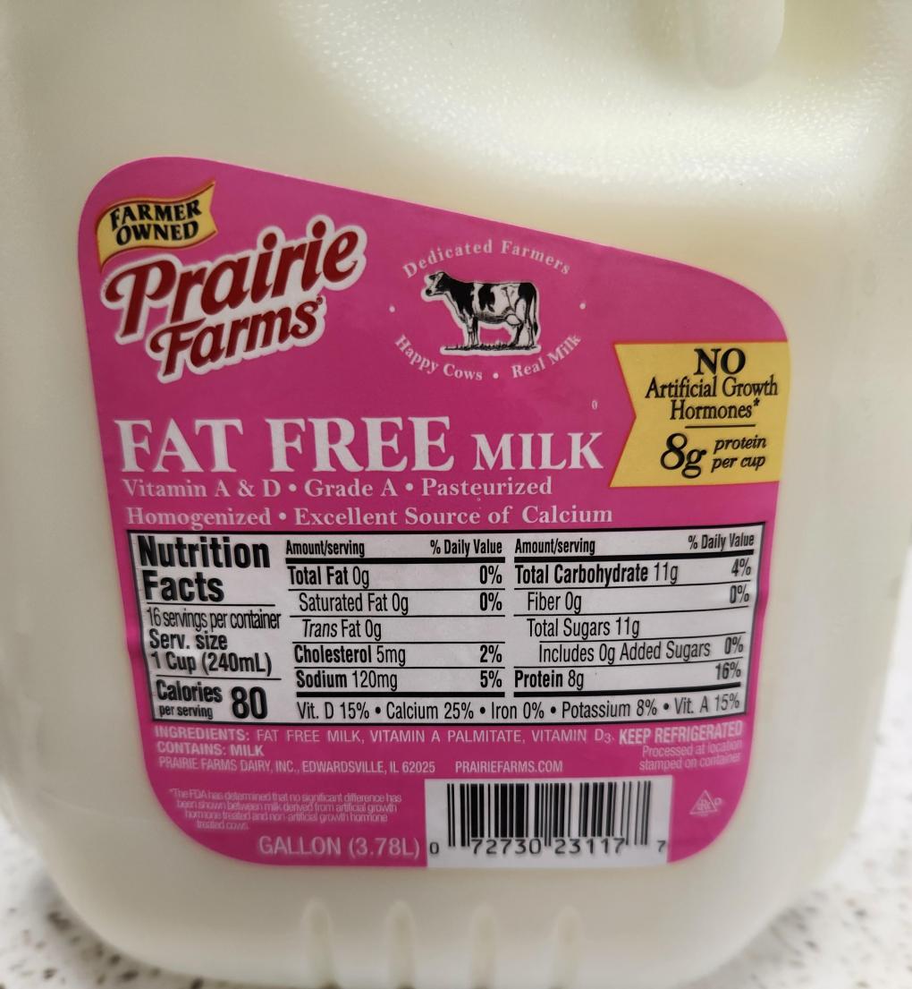 Prairie Farms sold the recalled milk at Woodman’s stores in Illinois and Wisconsin