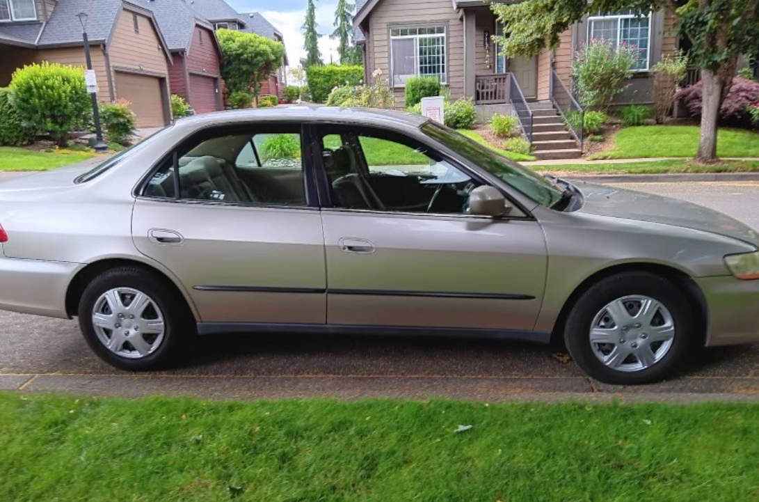 The victim's 1999 Honda Accord was stolen while she served meals to the homeless at her local church