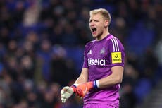 Eddie Howe: Aaron Ramsdale in ‘really good place’ after replacing Nick Pope in Newcastle goal
