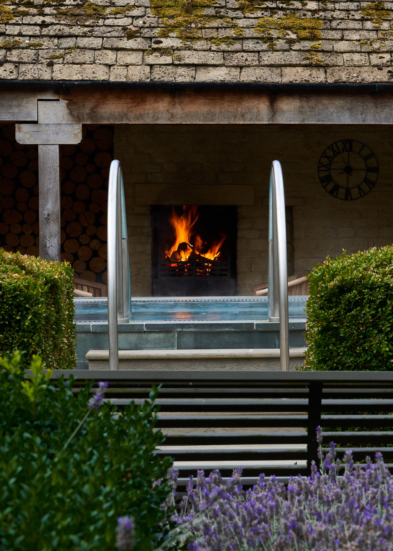 Make sure to spend some time in the wonderful outdoor Jacuzzi before settling in front of the fire