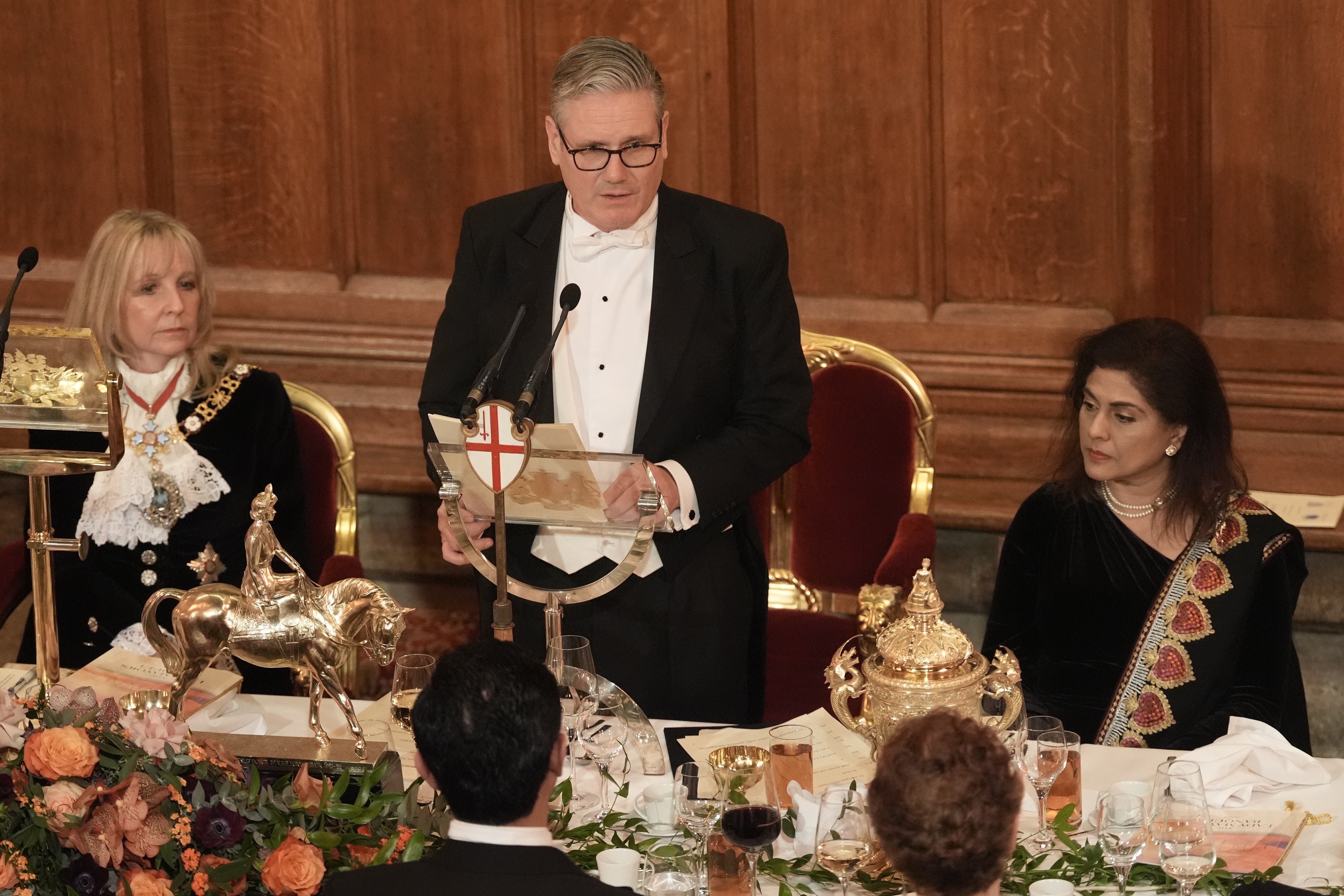 Sir Keir accused opposition politicians of offering a ‘corrosive, inward-looking attitude’ on international affairs (Stefan Rousseau/PA)