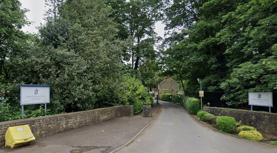 The crash involving the minibusy carrying nine teenagers took place in Toulston Lane in Tadcaster, near Tadcaster Grammar School, on Monday afternoon