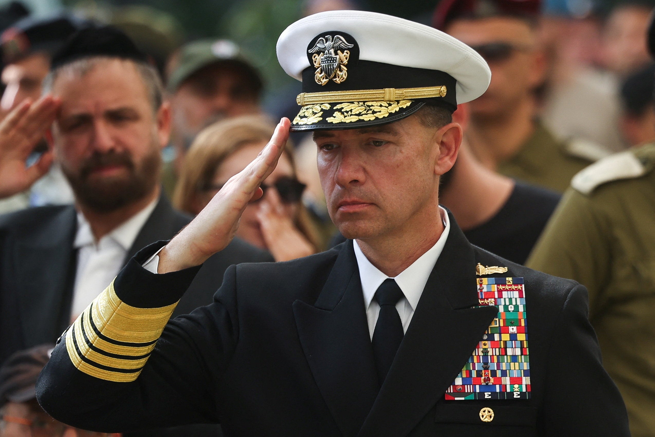 <p>Admiral Brad Cooper, CENTCOM commander, lead the action in Syria</p>