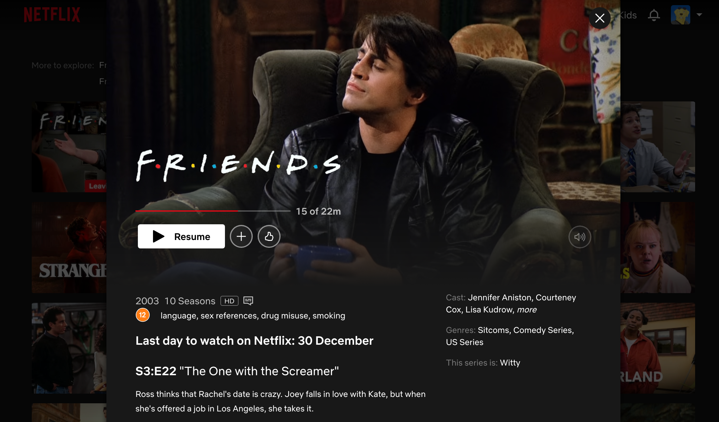 ‘Friends’ is leaving Netflix in December 2025