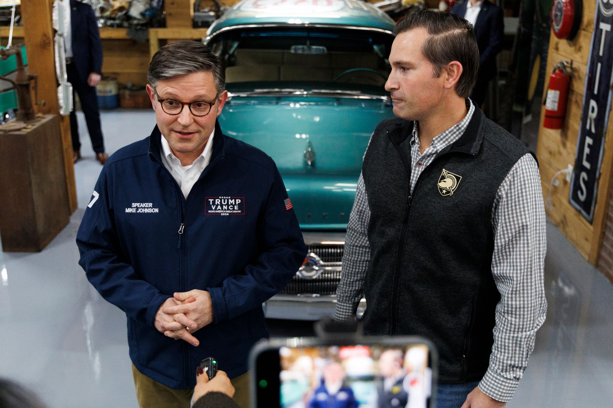 Speaker Mike Johnson campaigned for Matt Van Epps on the eve of the election