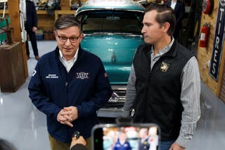 Predsjedavajući Mike Johnson vodio je kampanju za Matta Van Eppsa uoči izbora