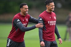 Mikel Arteta gives Arsenal injury updates on Gabriel, Ben White and Martin Zubimendi before Everton clash