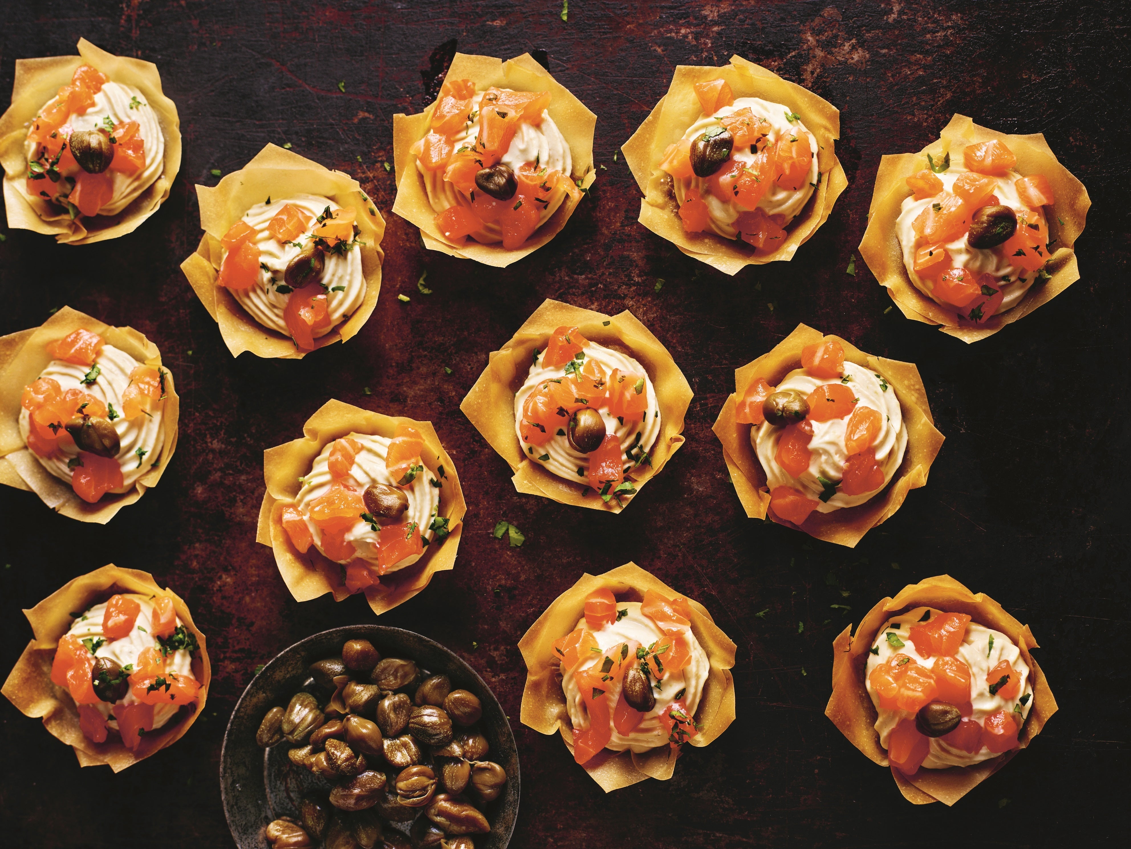 <p>Rick Stein’s tartlets prove that the best Christmas canapes deliver a jolt of flavour before anyone’s even taken their coat off</p>
