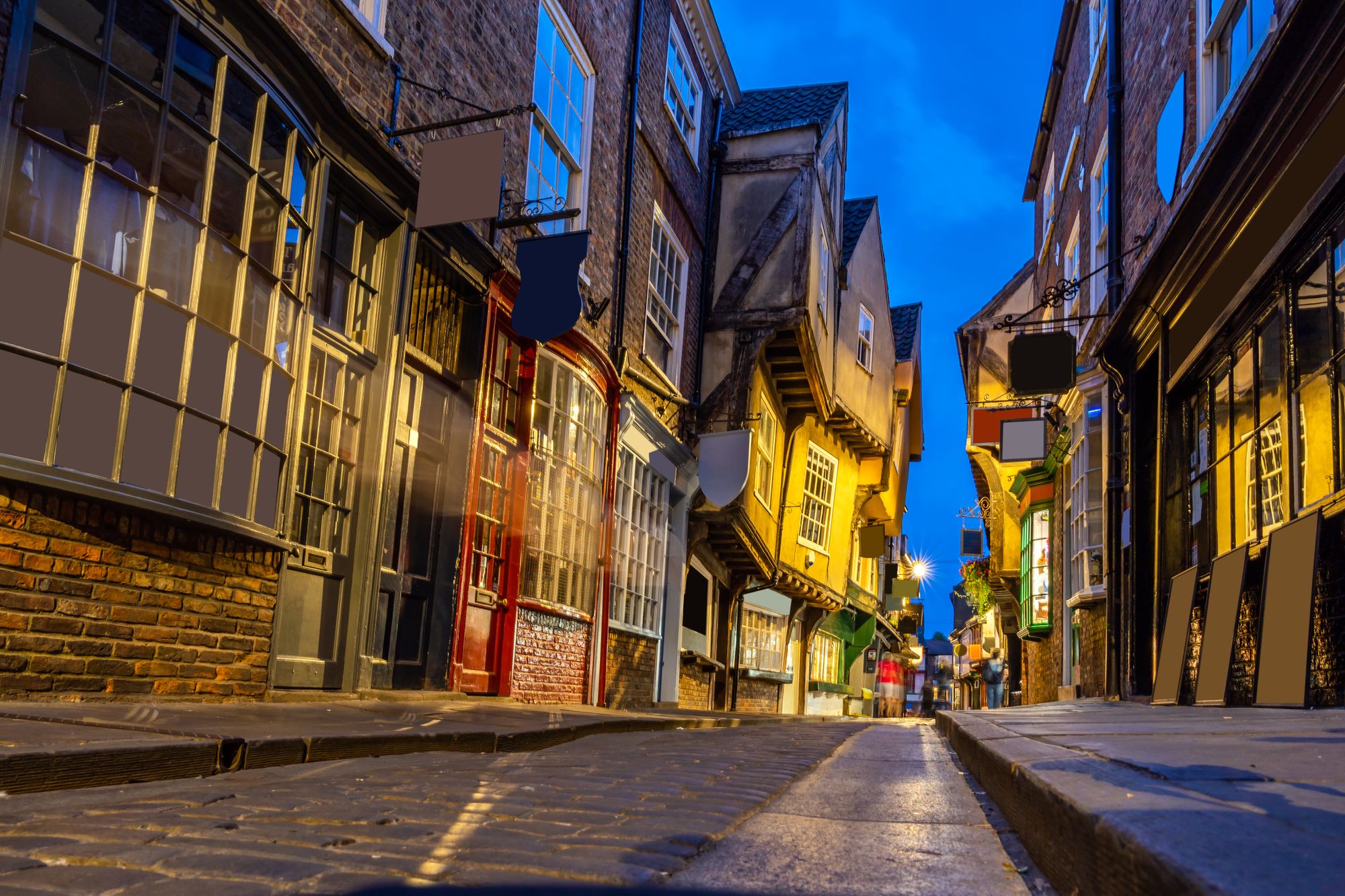 Step back in time with a stroll along York's medieval 'Shambles' thoroughfare