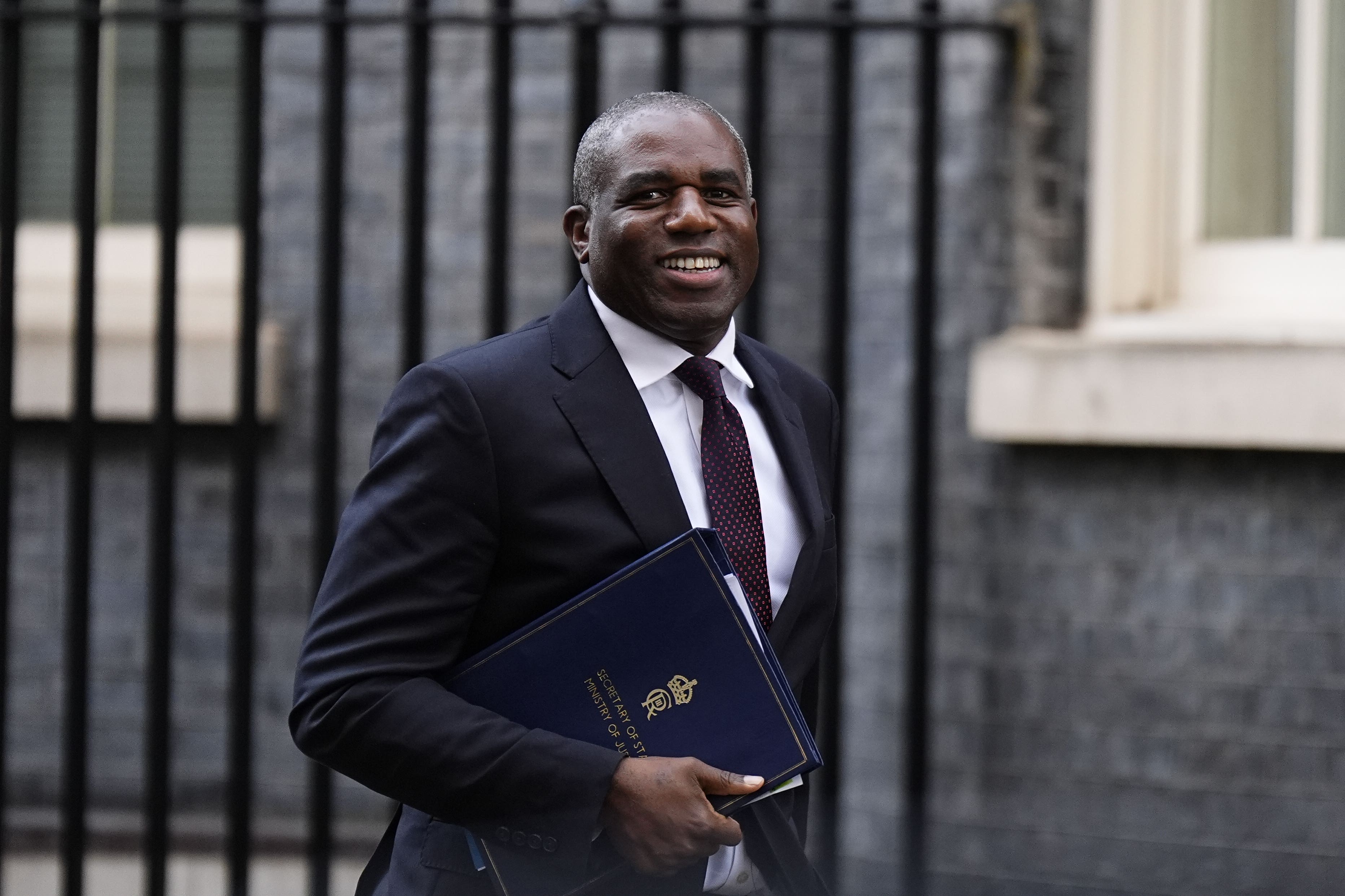 Justice Secretary David Lammy has set out his plans to reform the courts (Aaron Chown/PA)