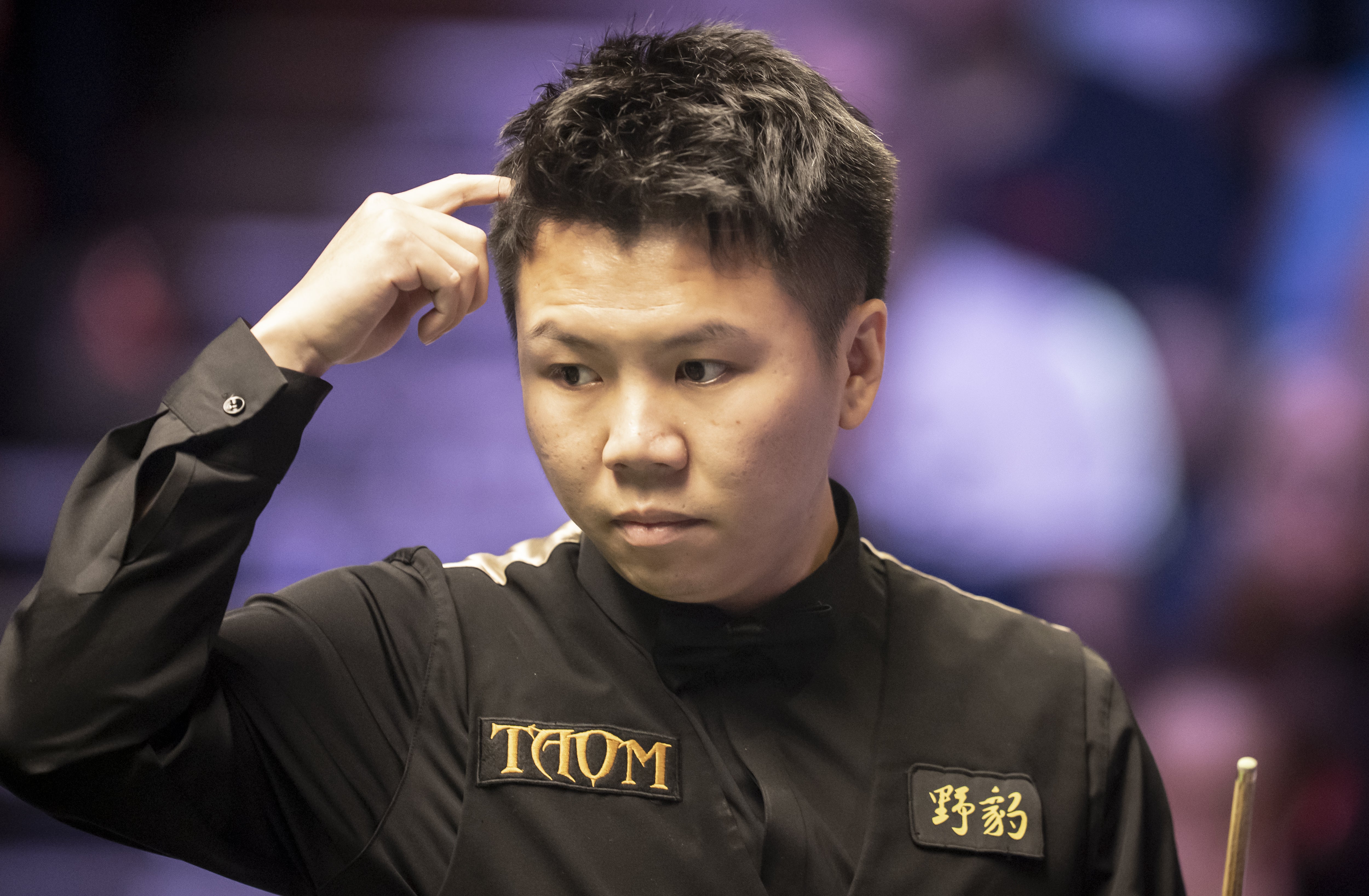 Zhou Yuelong progressed at the Barbican (Danny Lawson/PA)