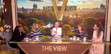 Jamie Lee Curtis went on 'The View' Tuesday to promote her new movie 'Ella McCay'