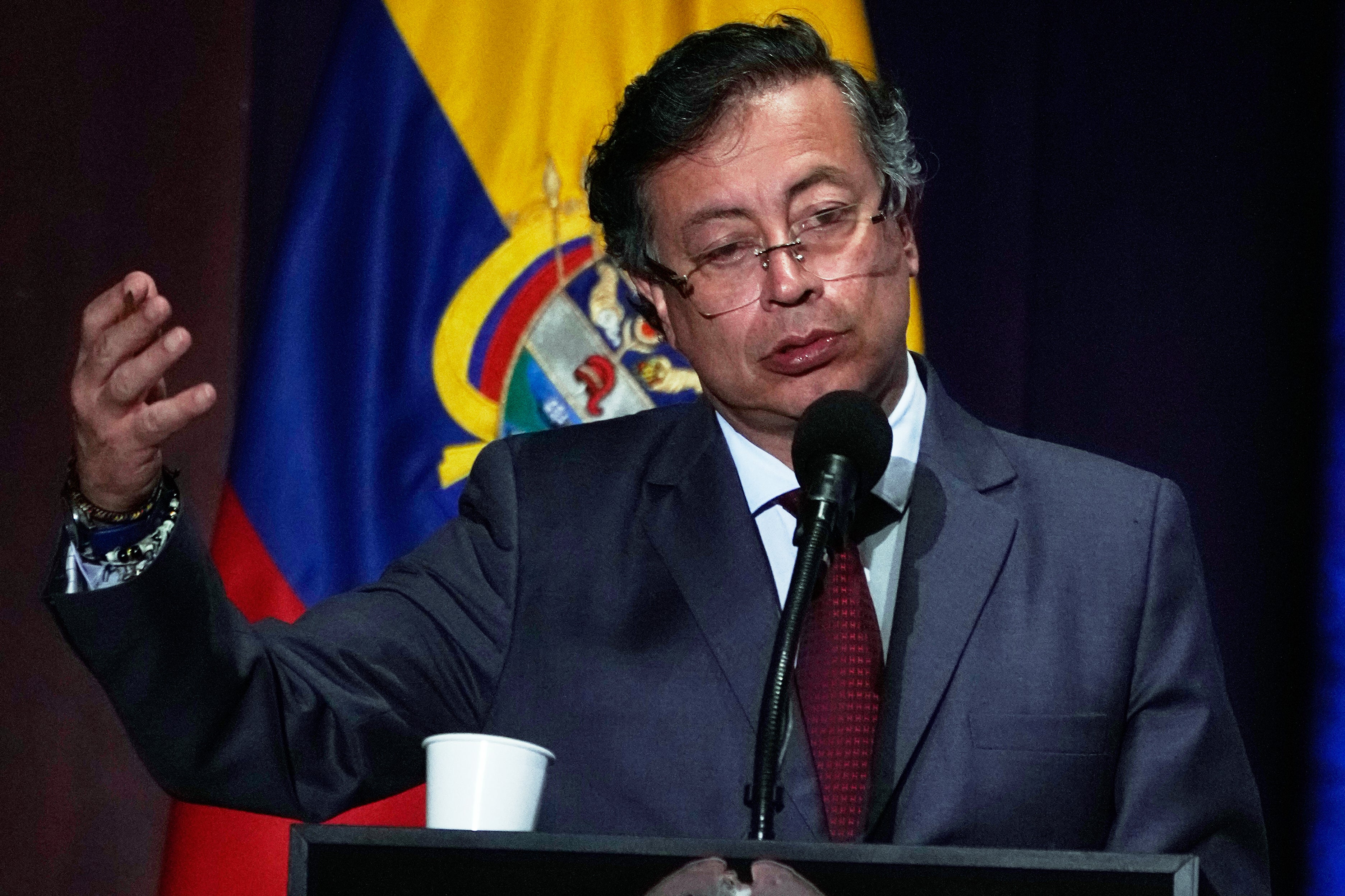 Gustavo Petro the president of Colombia