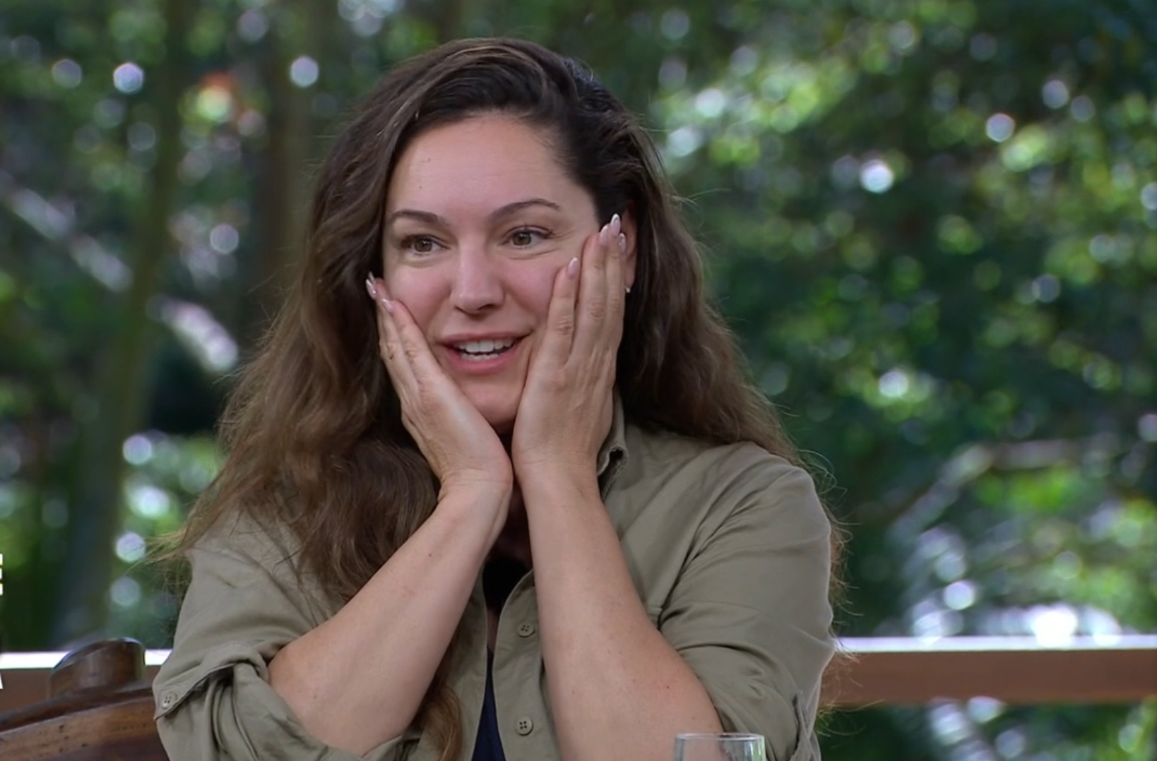 Kelly Brook during her exit interview