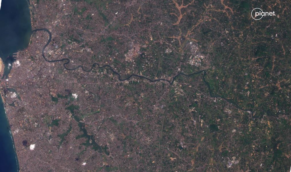 Before the floods: Colombo and Kaduwela, Sri Lanka, seen here on 21 February 2025