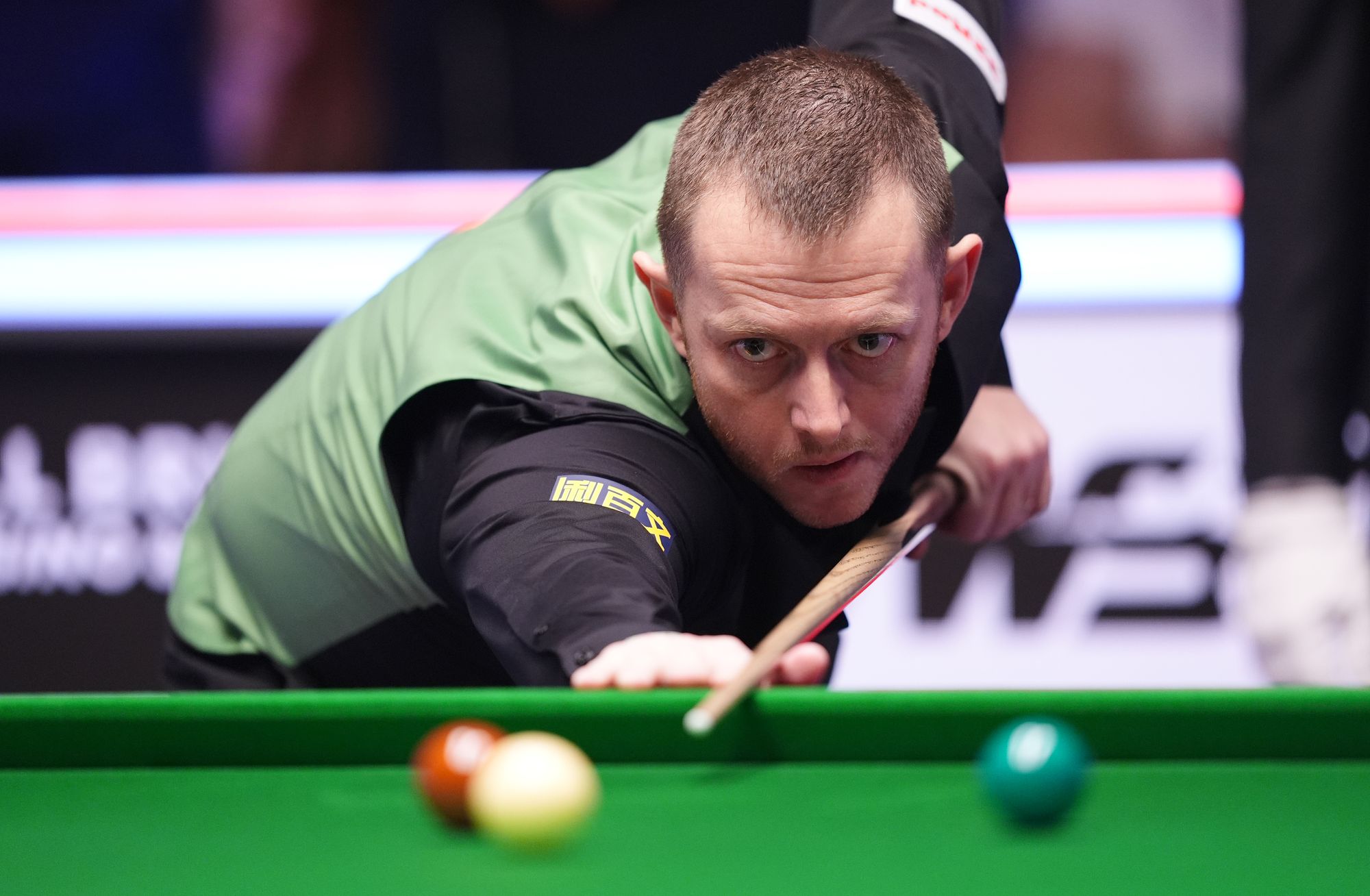 Mark Allen was frustrated after falling to a heavy defeat
