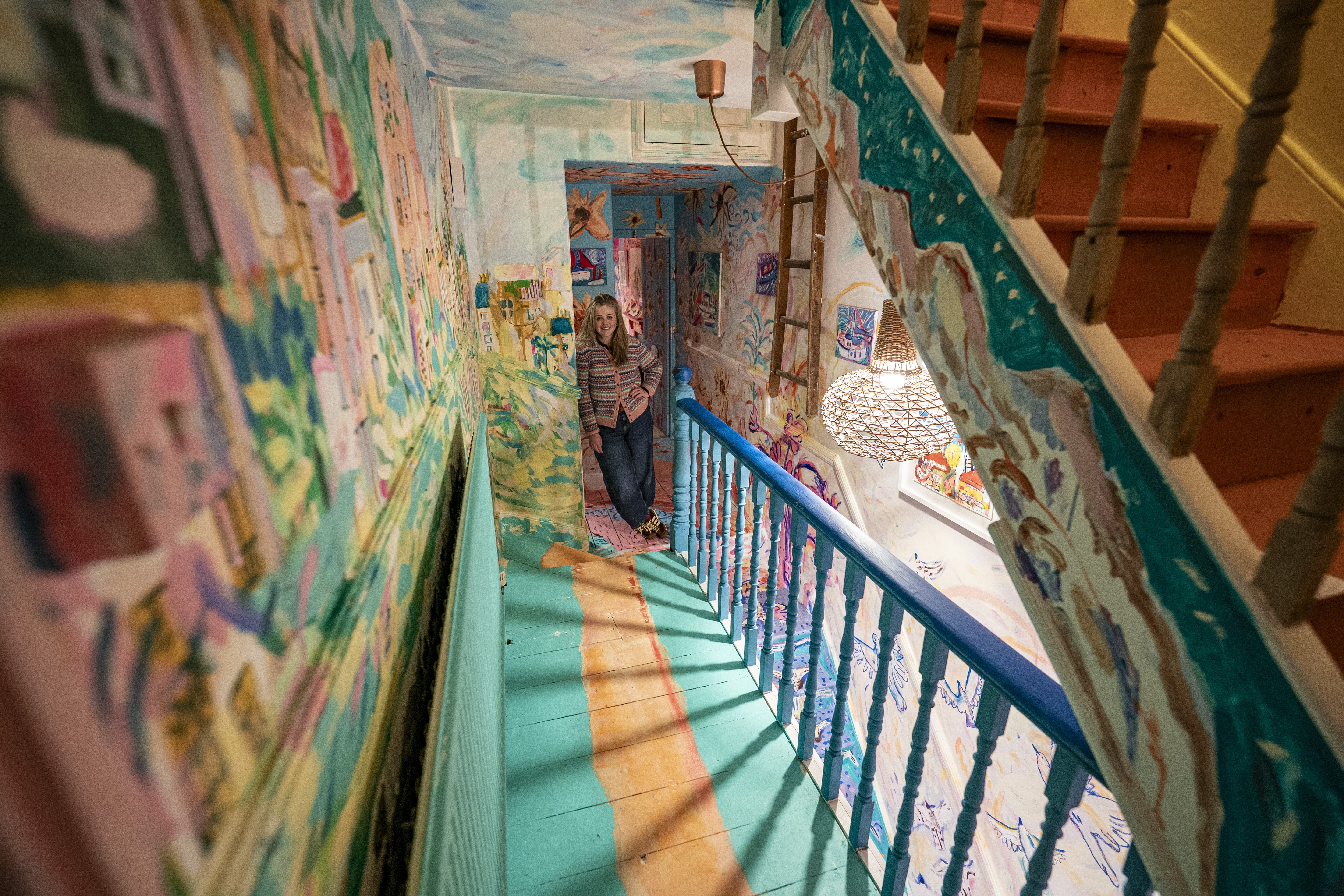 Emily Powell’s first floor landing and hallway