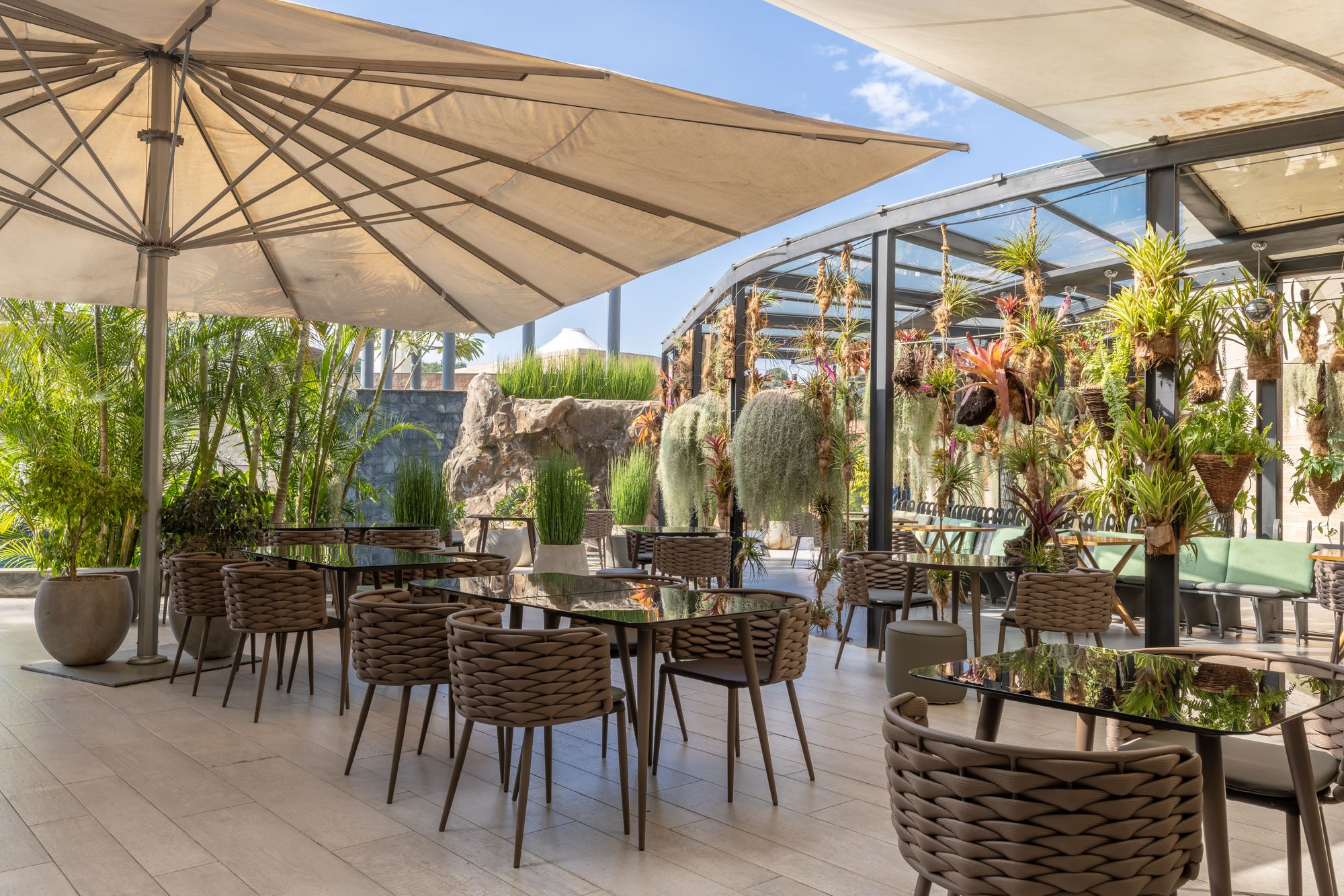 Try out local and organic dishes at Tribe’s restaurant