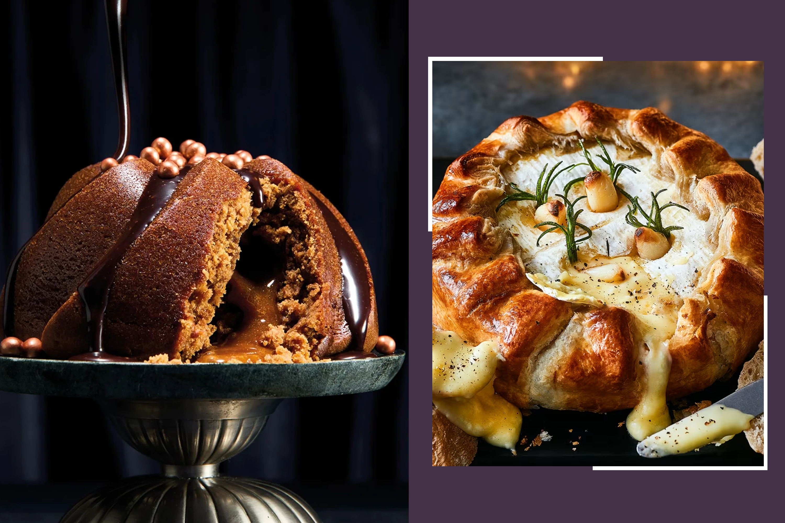 Decadent centerpieces, party food and desserts take the hassle out of hosting