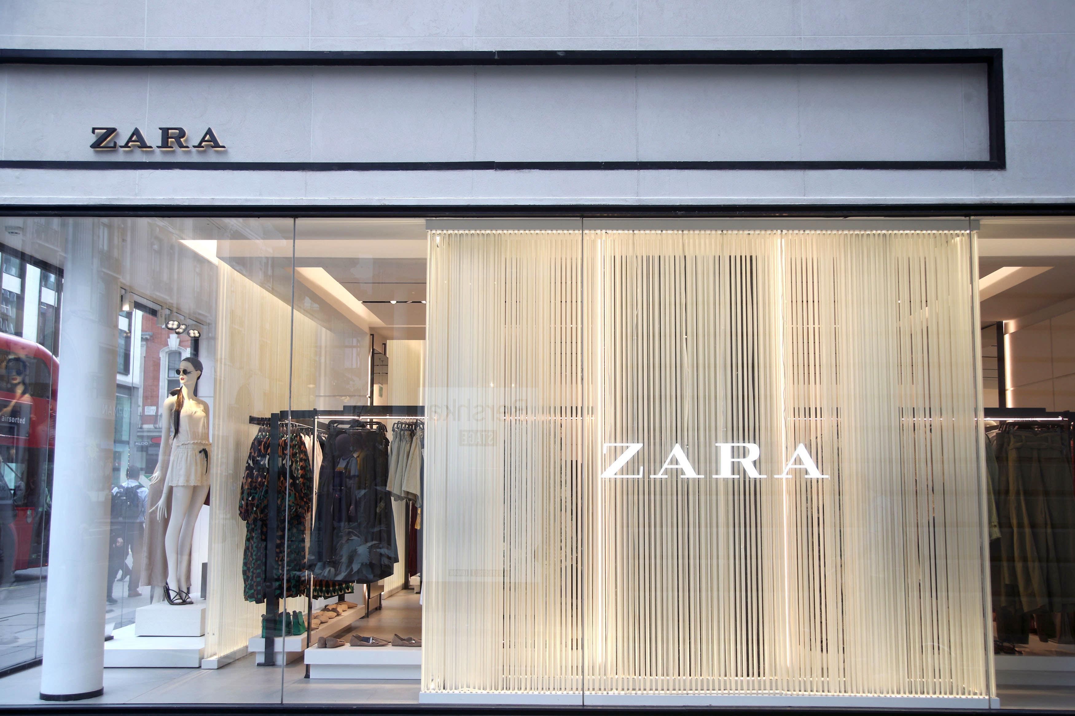 Zara owner Inditex has revealed a jump in its recent sales (Yui Mok/PA)