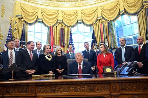 <p>Donald Trump declared the US was at "war" with drug cartels in Venezuela</p>