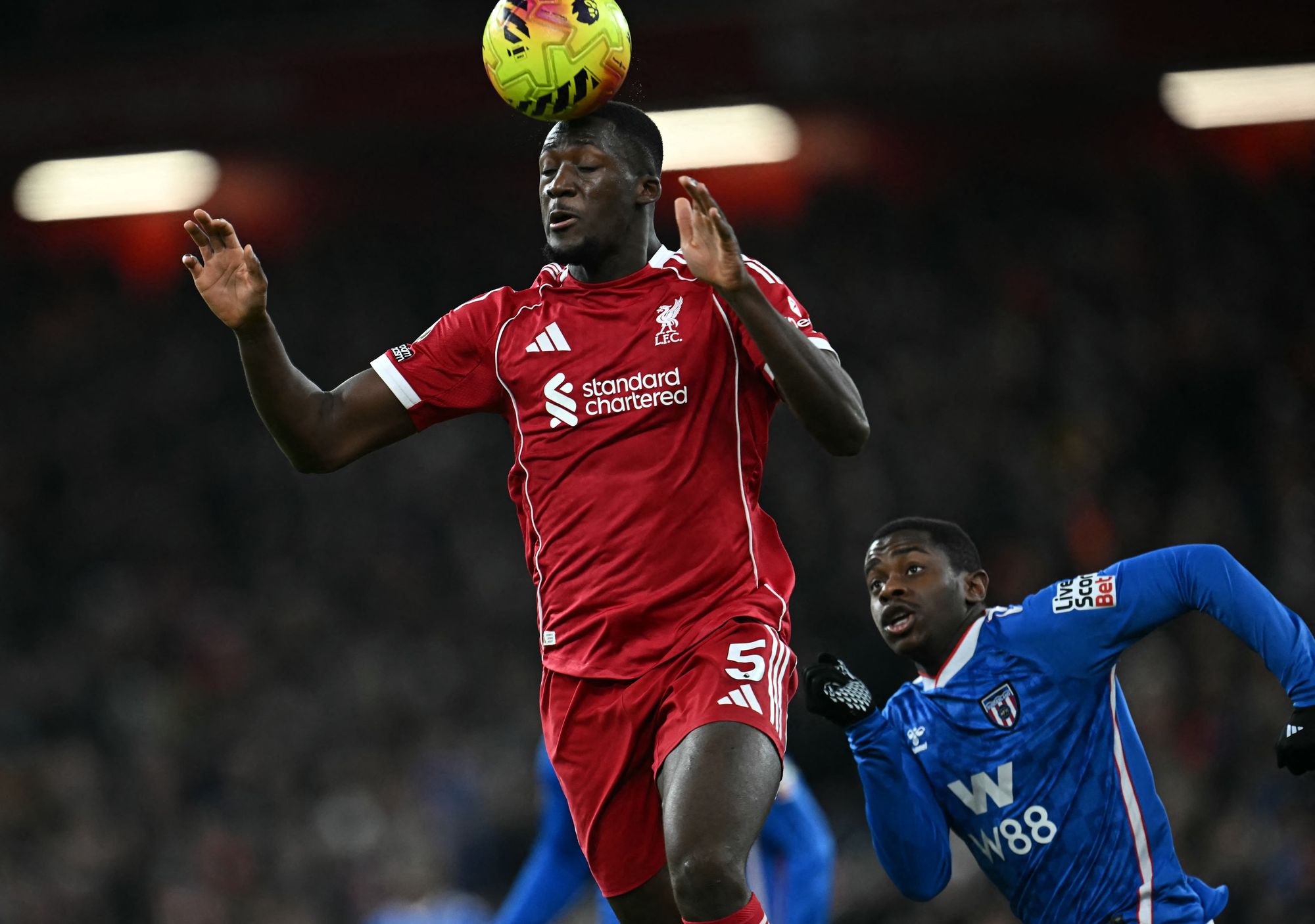 Ibrahima Konate has endured a mixed campaign for the Reds