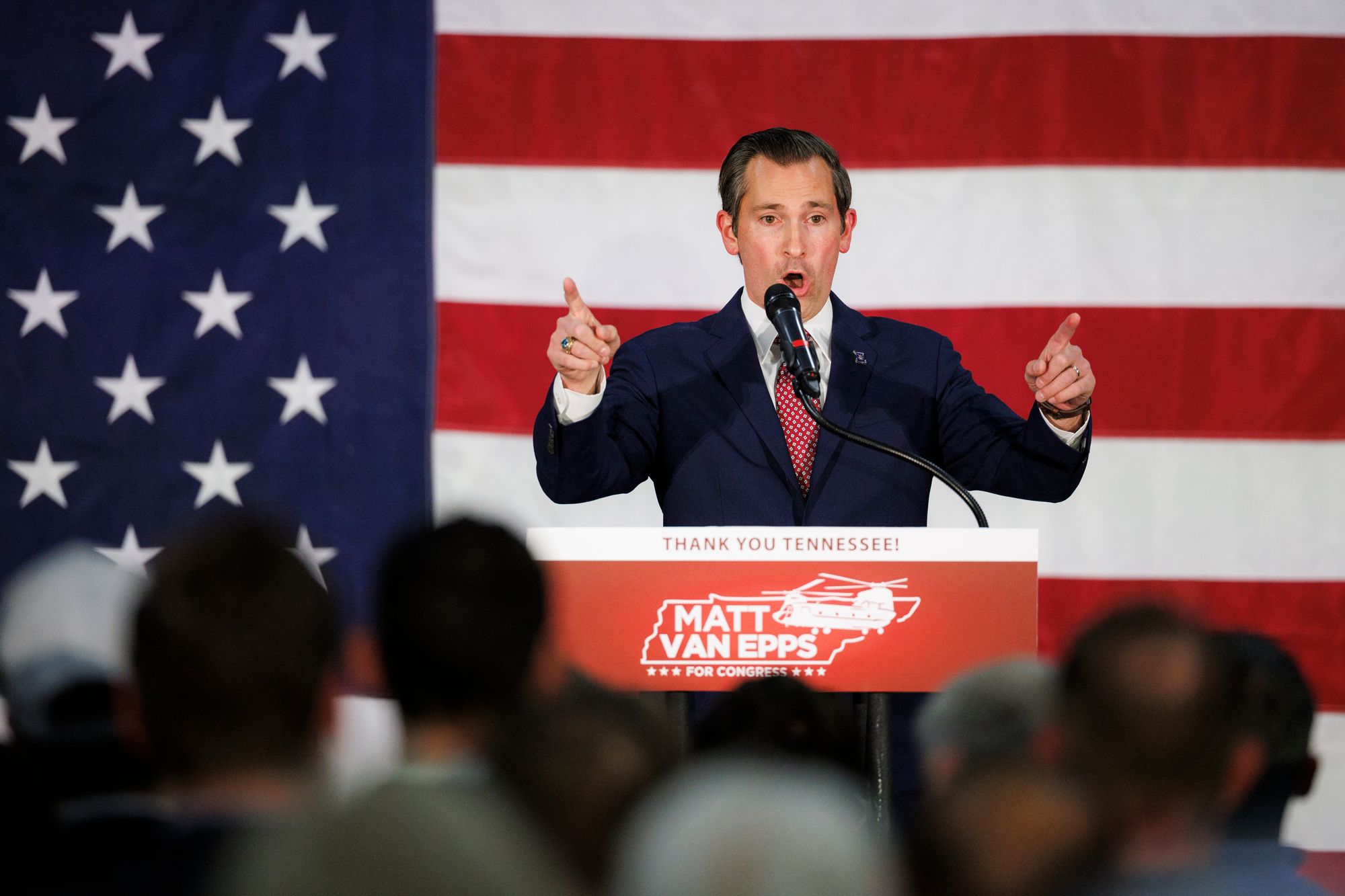 Republican Matt Van Epps won his race in what turned out to be a surprisingly competitive race in Tennessee’s 7th district