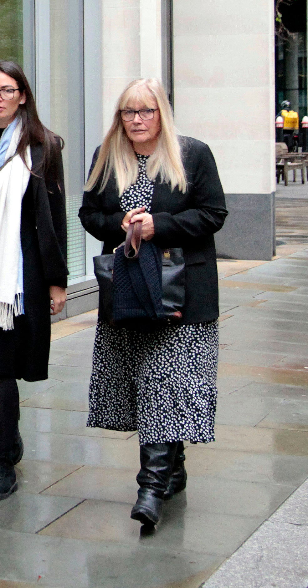 Rosemary Talbot outside London’s High Court during a will fight