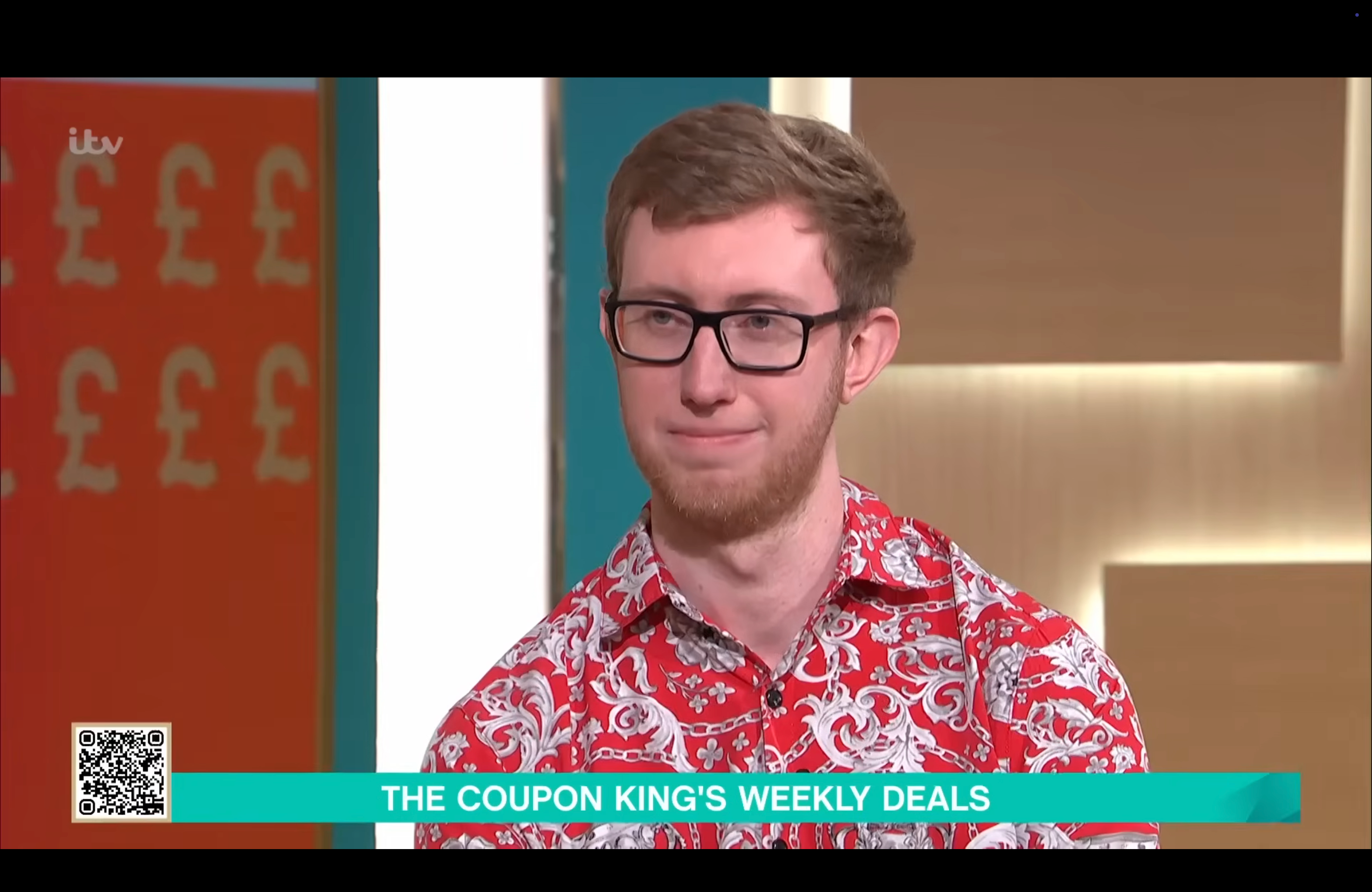 Jordon 'Coupon King' Cox on 'This Morning'