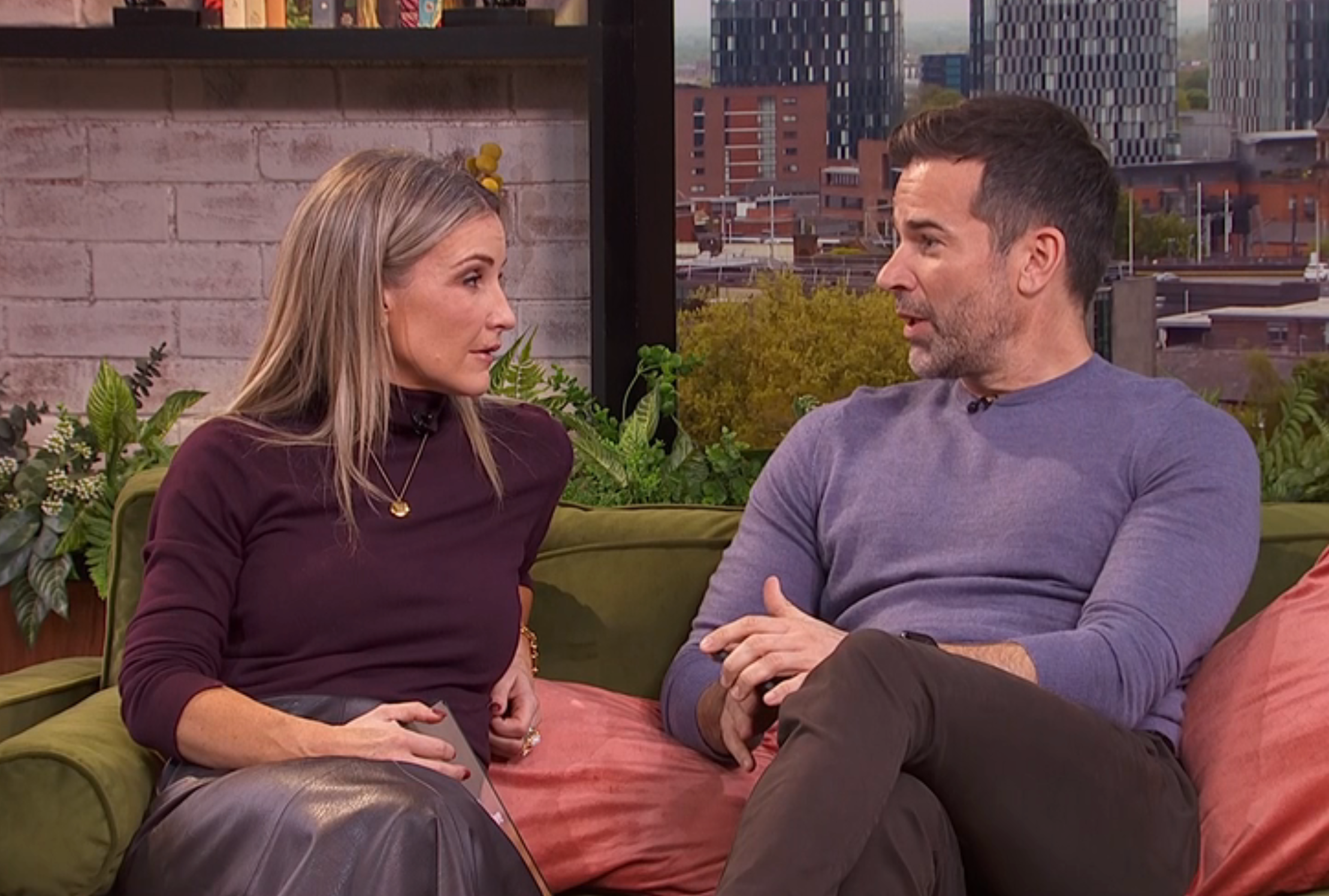 The presenter says she sometimes ‘forgets’ she’s on air with Jones on ‘Morning Live’