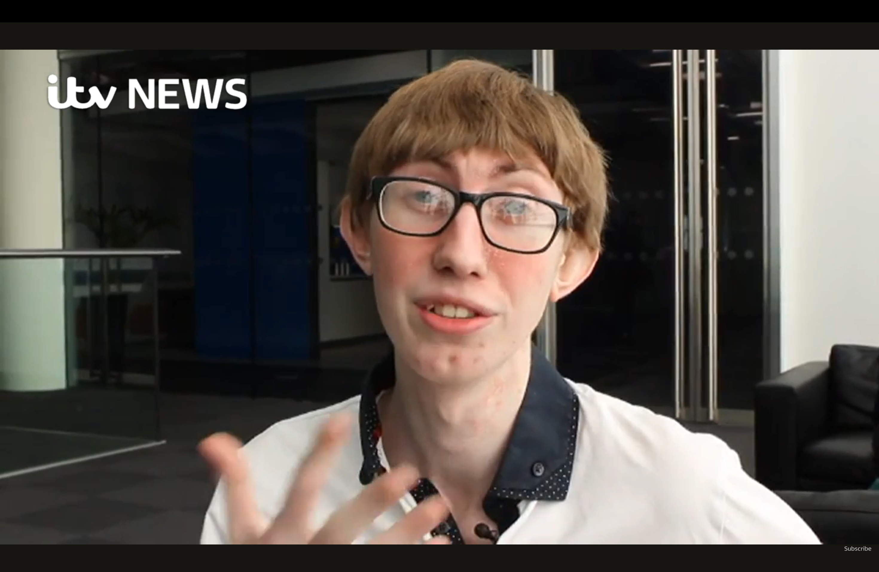 Jordon Cox appearing on ITV nine years ago, under the name 'The Coupon Kid'