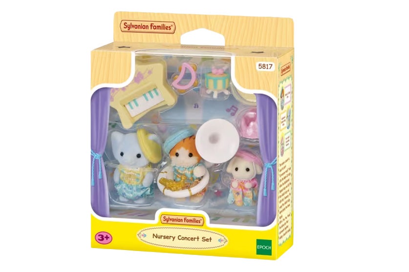 I’ve run out of time, but quickly bag a few of the Sylvanian Families Nursery Concert playsets