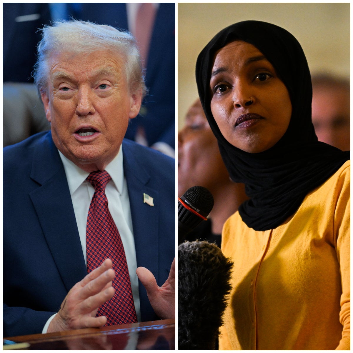President Trump regularly makes disparaging remarks about Somali-Americans, including Rep. Ilhan Omar, a frequent critic