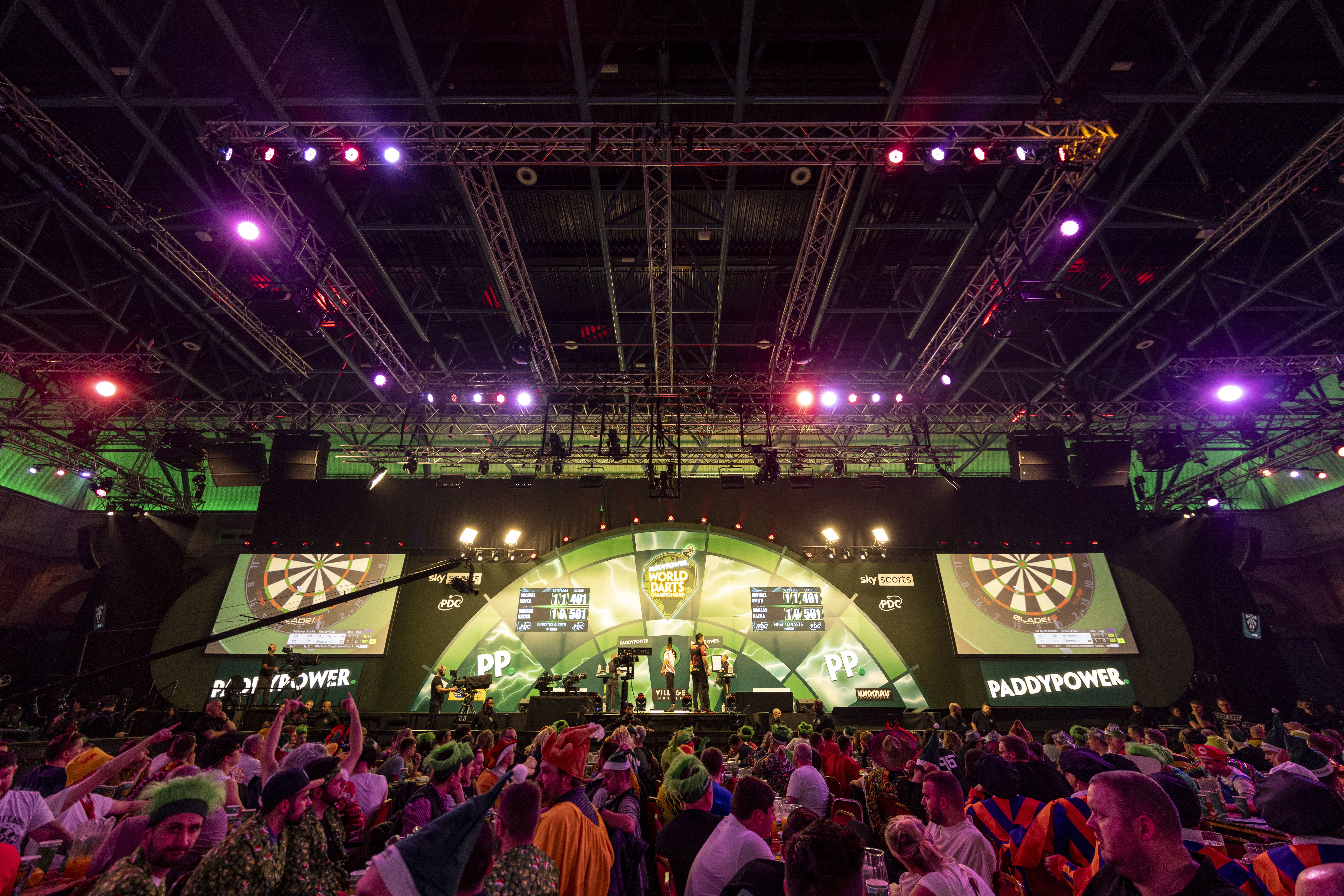 The World Darts Championship is being held at Alexandra Palace