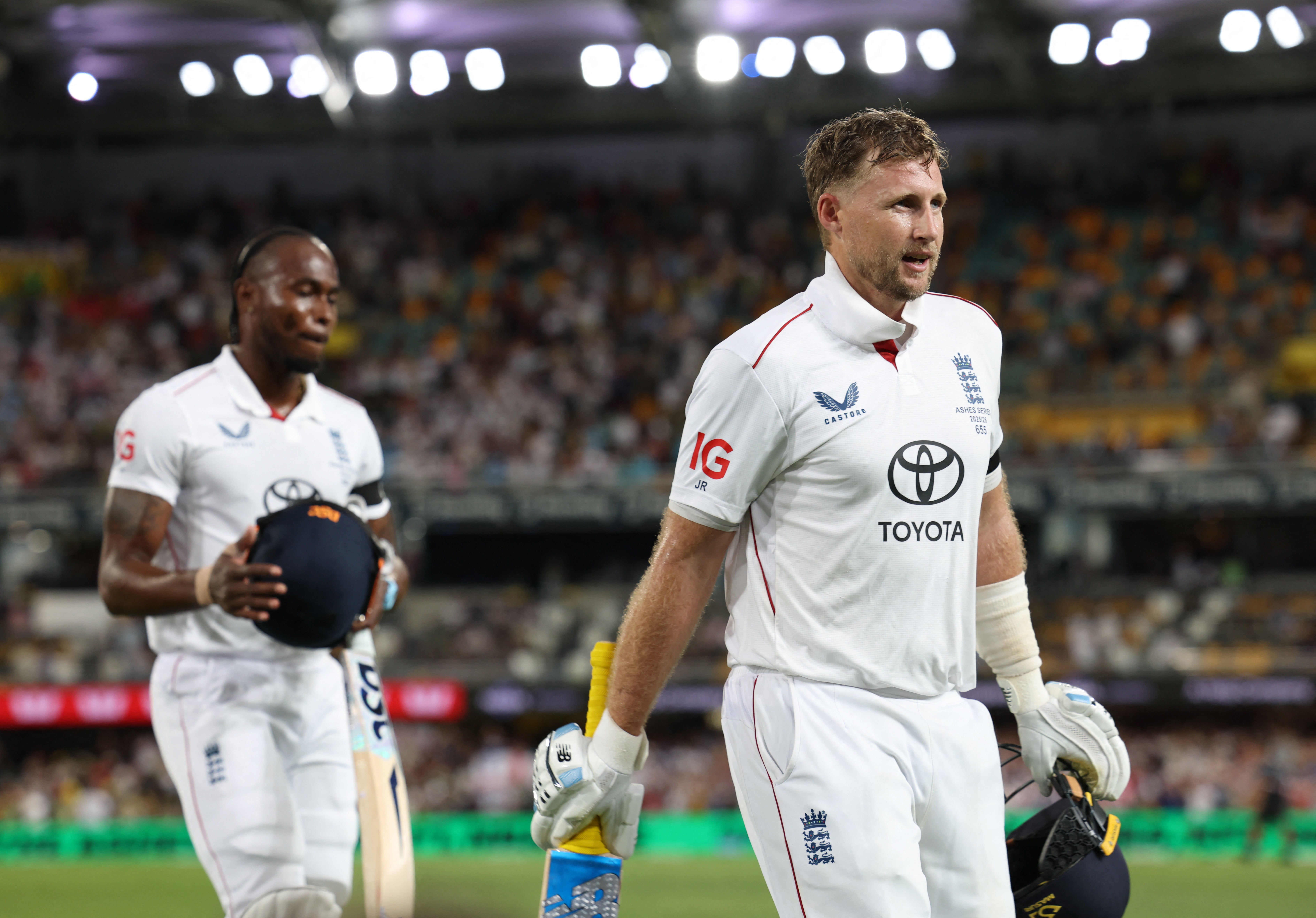 Joe Root was hailed by his teammate Zak Crawley after his Ashes hundred on Thursday