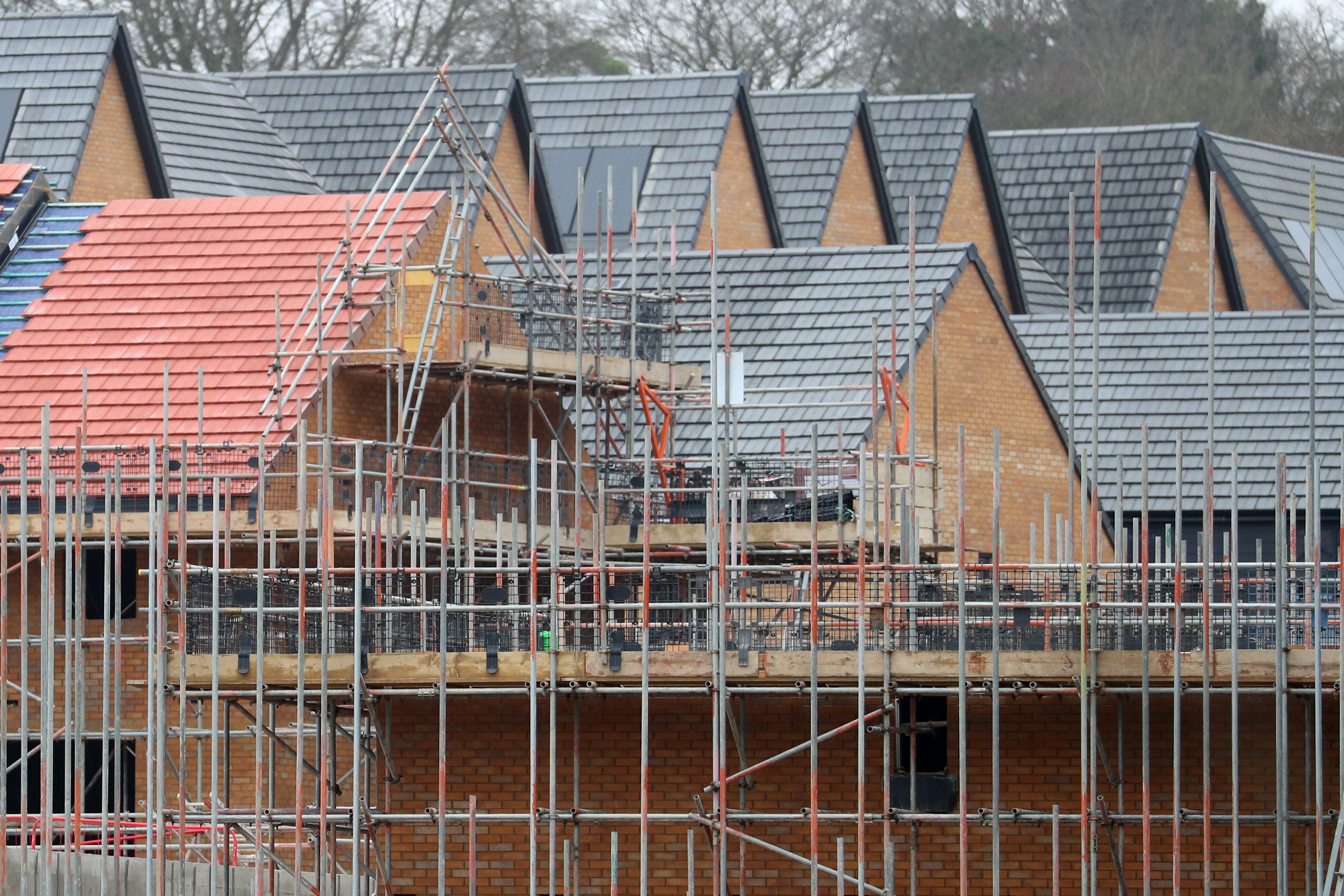 The data showed that housebuilding, commercial construction and civil engineering all saw their weakest performance for more than five years (Andrew Matthews/PA)