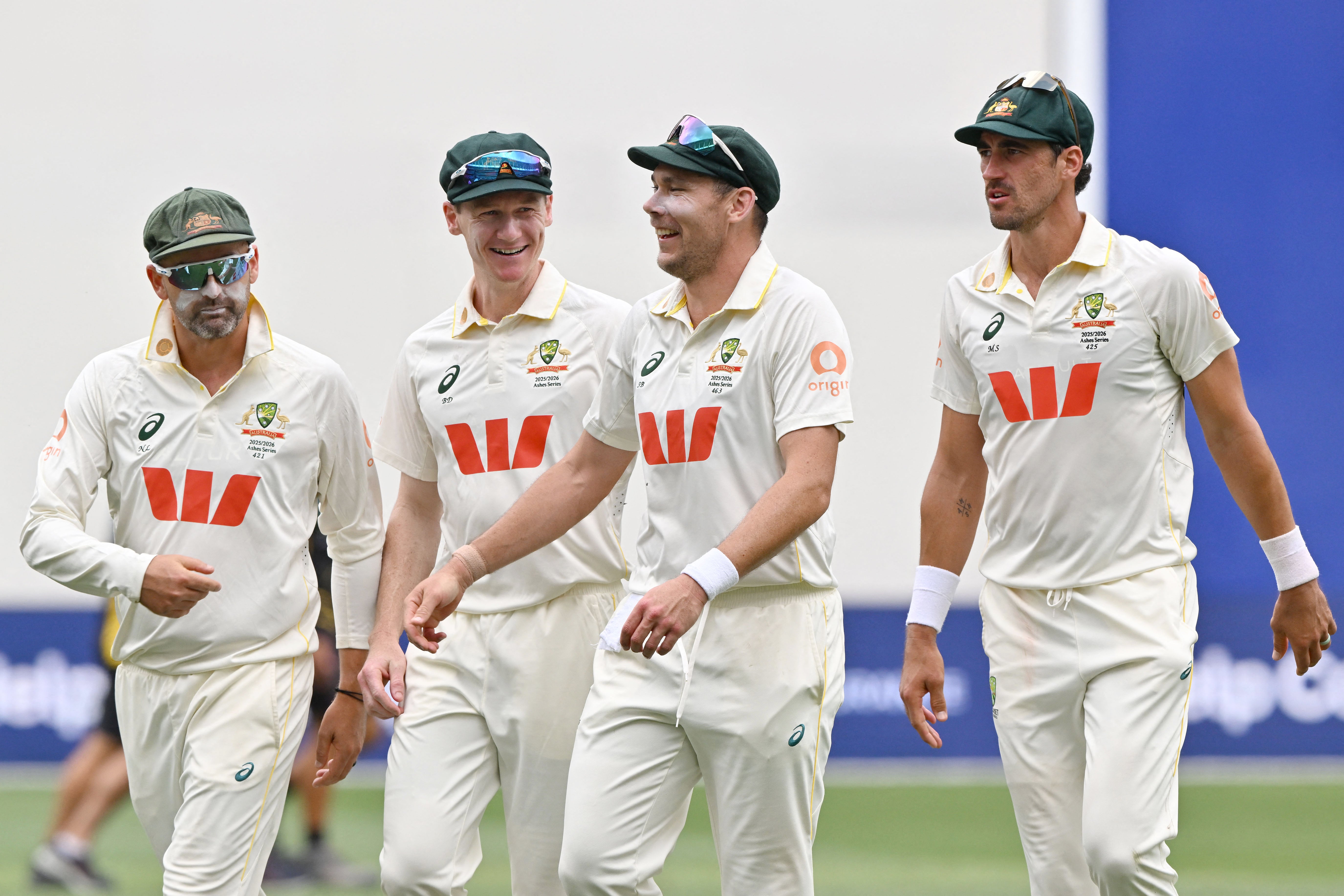 Nathan Lyon (left) was furious after being left out of the second Ashes Test