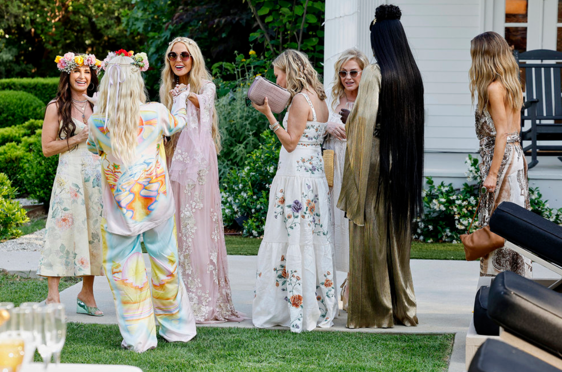Season 15 of 'The Real Housewives of Beverly Hills' premiered with a luncheon and speculative discussion about one former cast member's exit