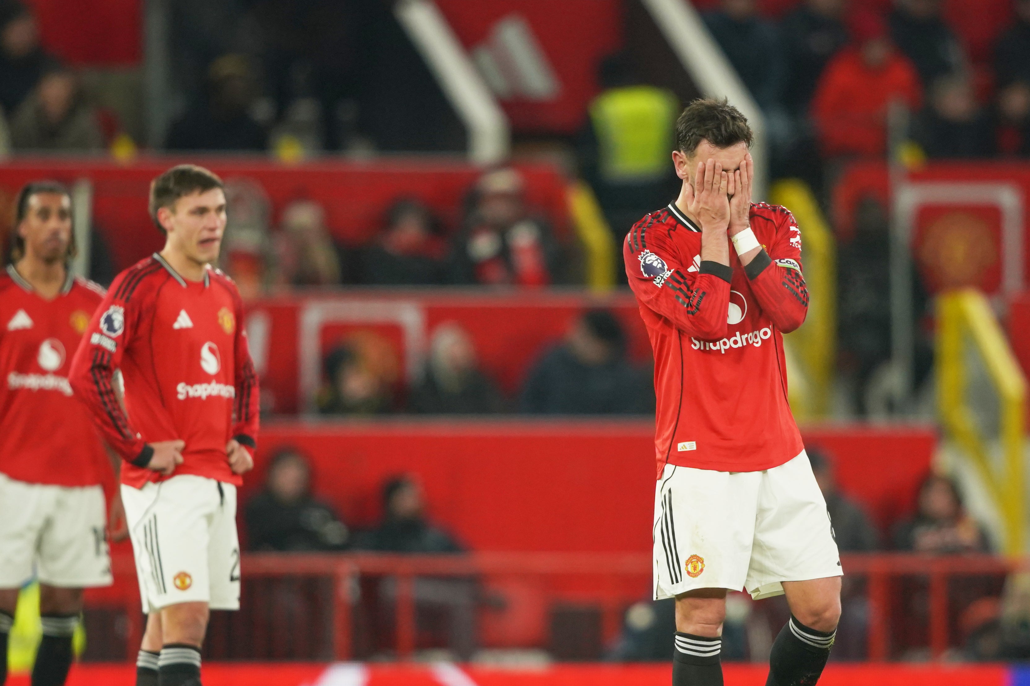 Manchester United endured another frustrating evening