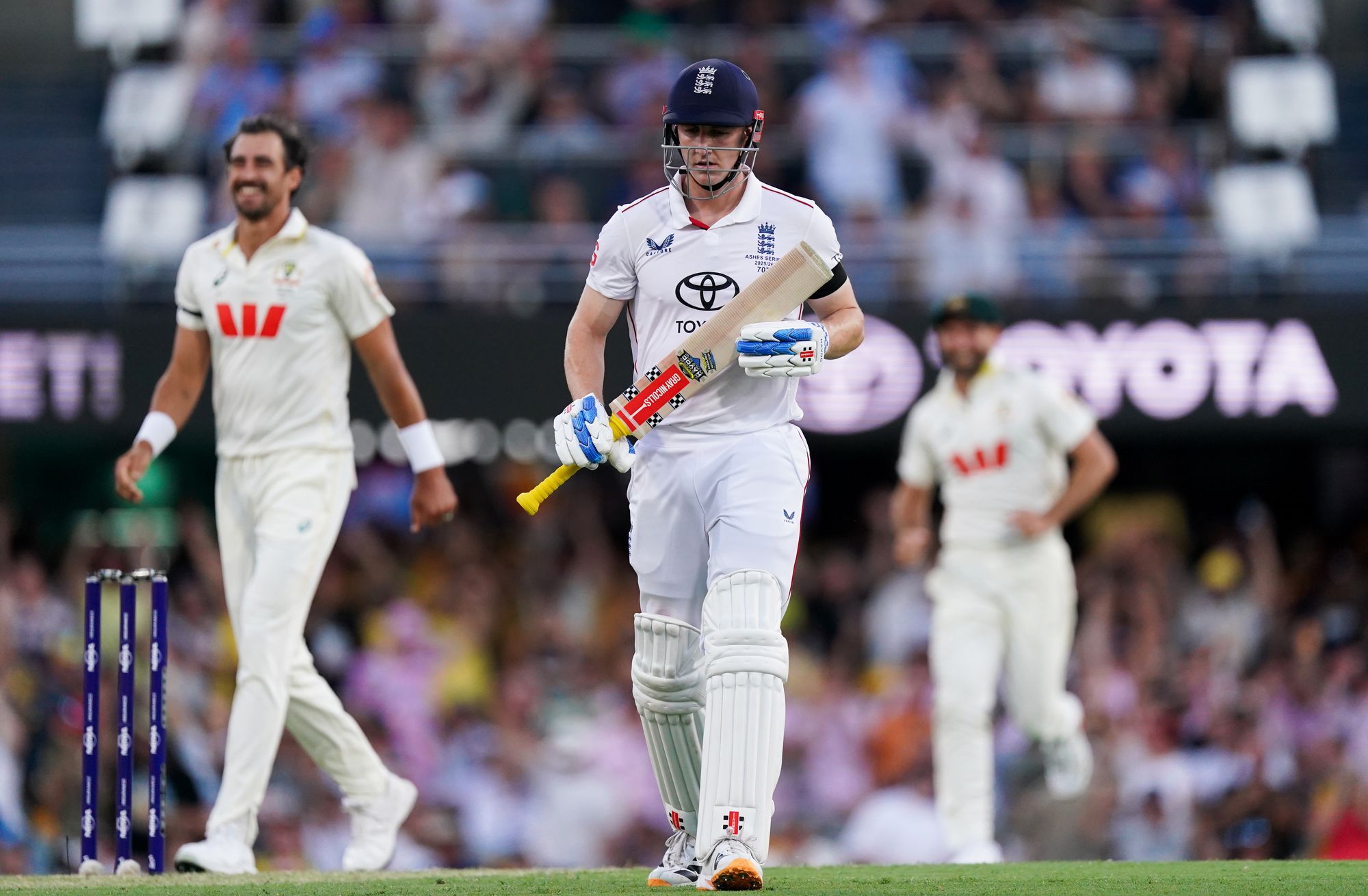 Harry Brook has been criticised after his dismissal against Australia on Thursday