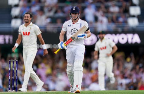 <p>Harry Brook has been criticised after his dismissal against Australia on Thursday</p>