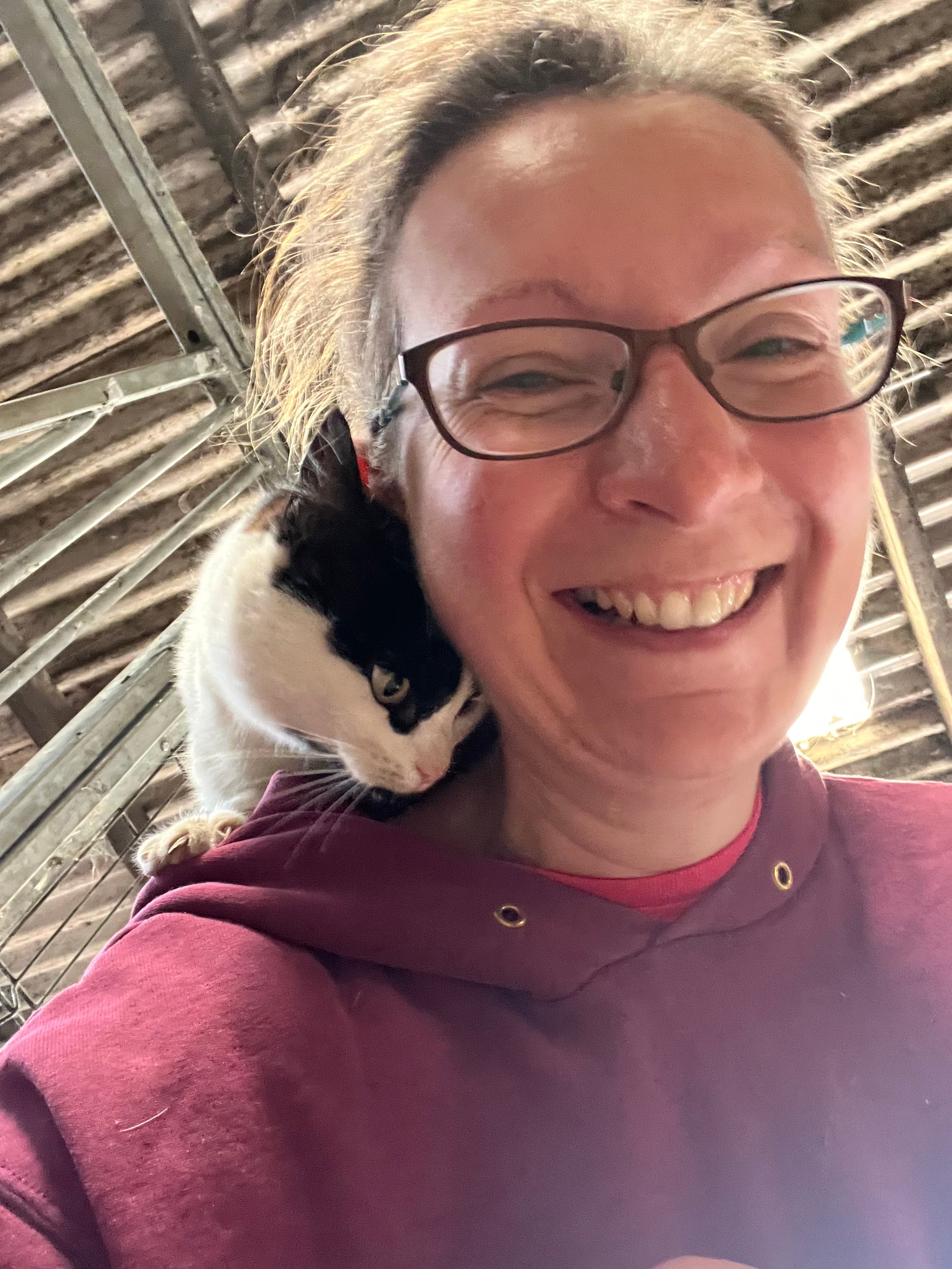 Clare felt a ‘very small lump’ in her left breast in 2022