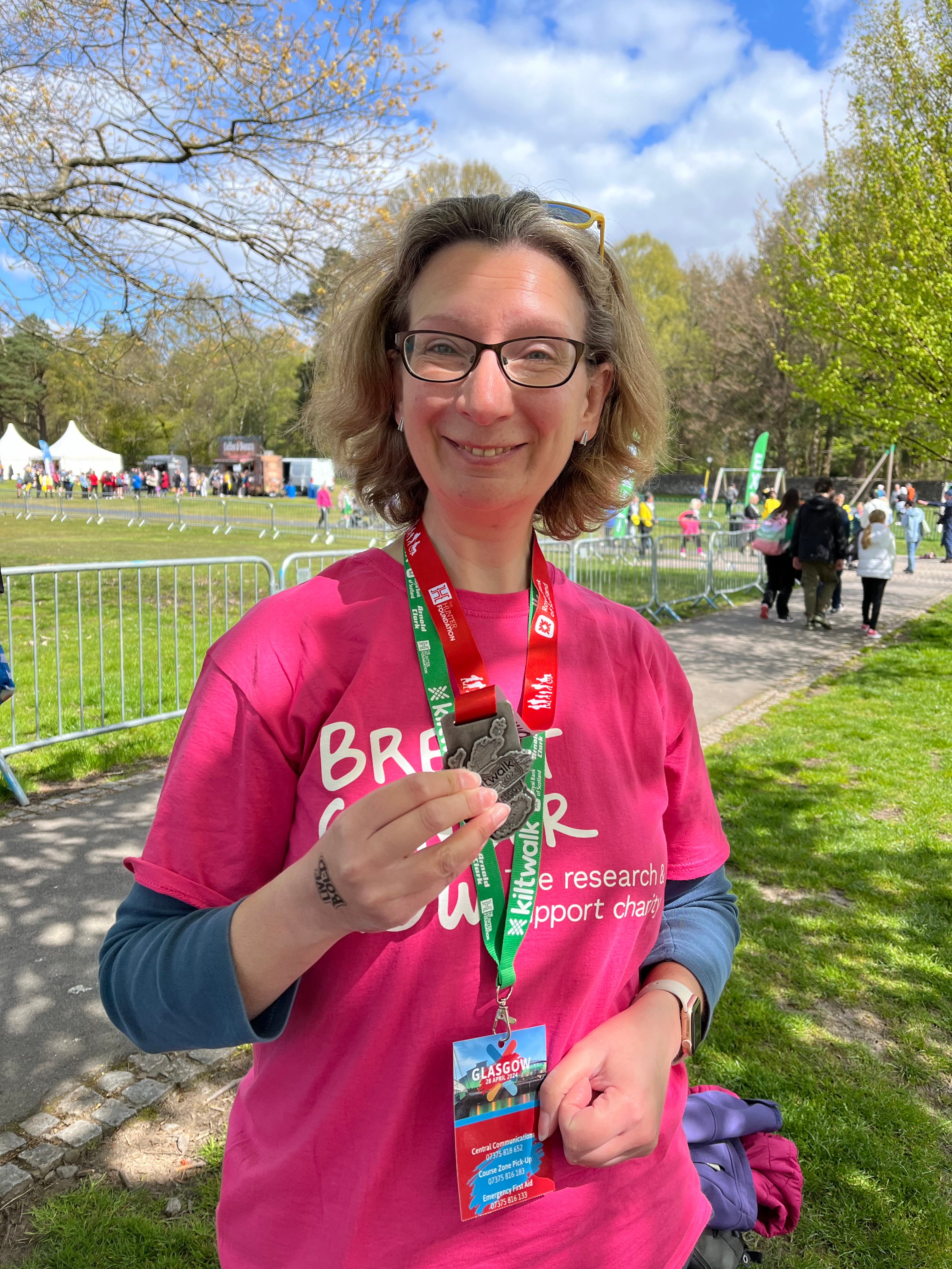 Clare attended a Breast Cancer Now conference in August last year