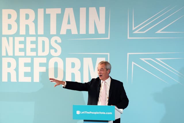 Nigel Farage has faced claims about his behaviour while he was a pupil at Dulwich College (Ben Whitley/PA)