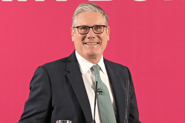 The Prime Minister spoke to Scottish Labour members and donors on Thursday night (Gareth Fuller/PA)