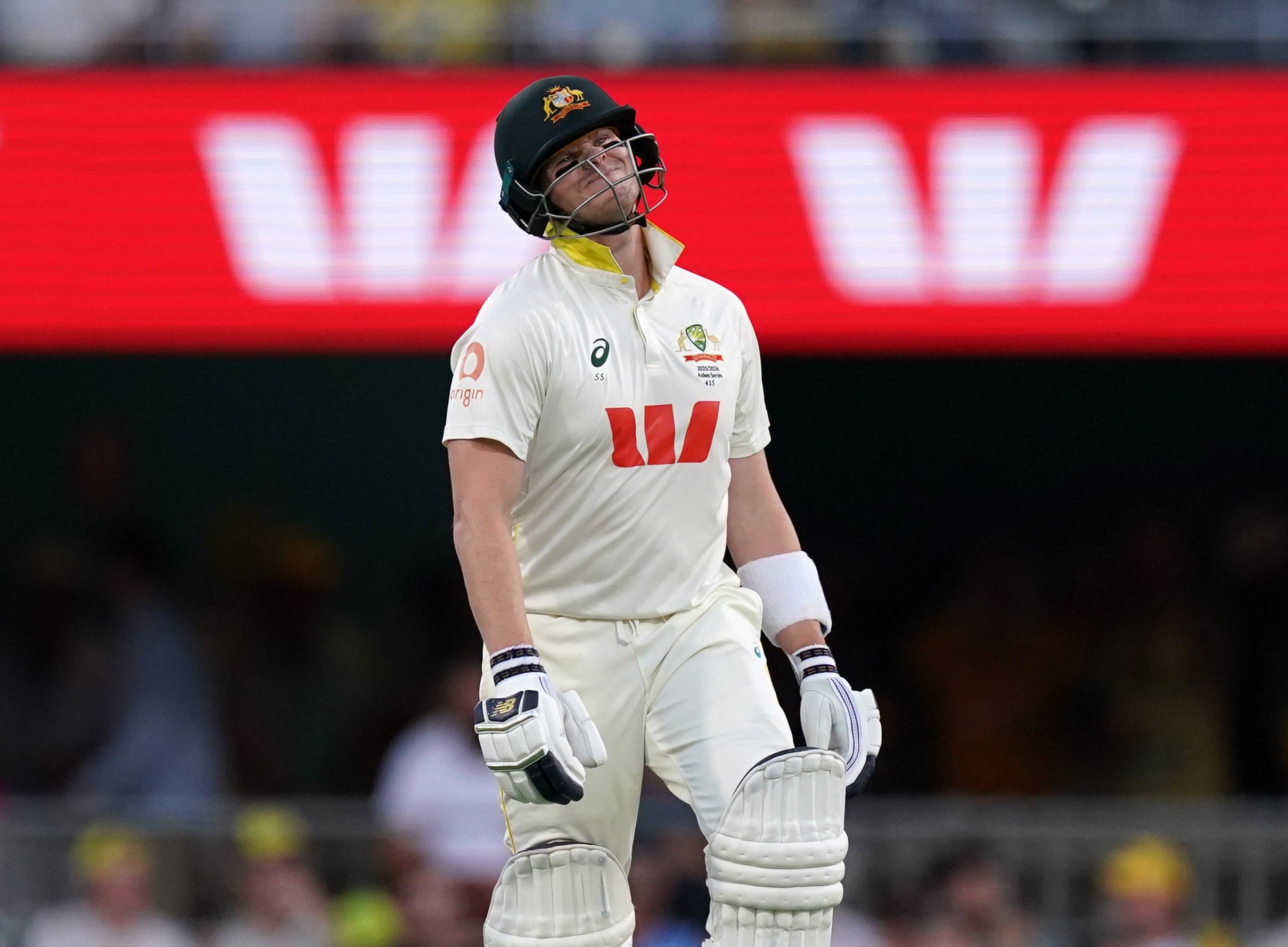 Steve Smith was dismissed by a brilliant catch from Will Jacks (Robbie Stephenson/PA)