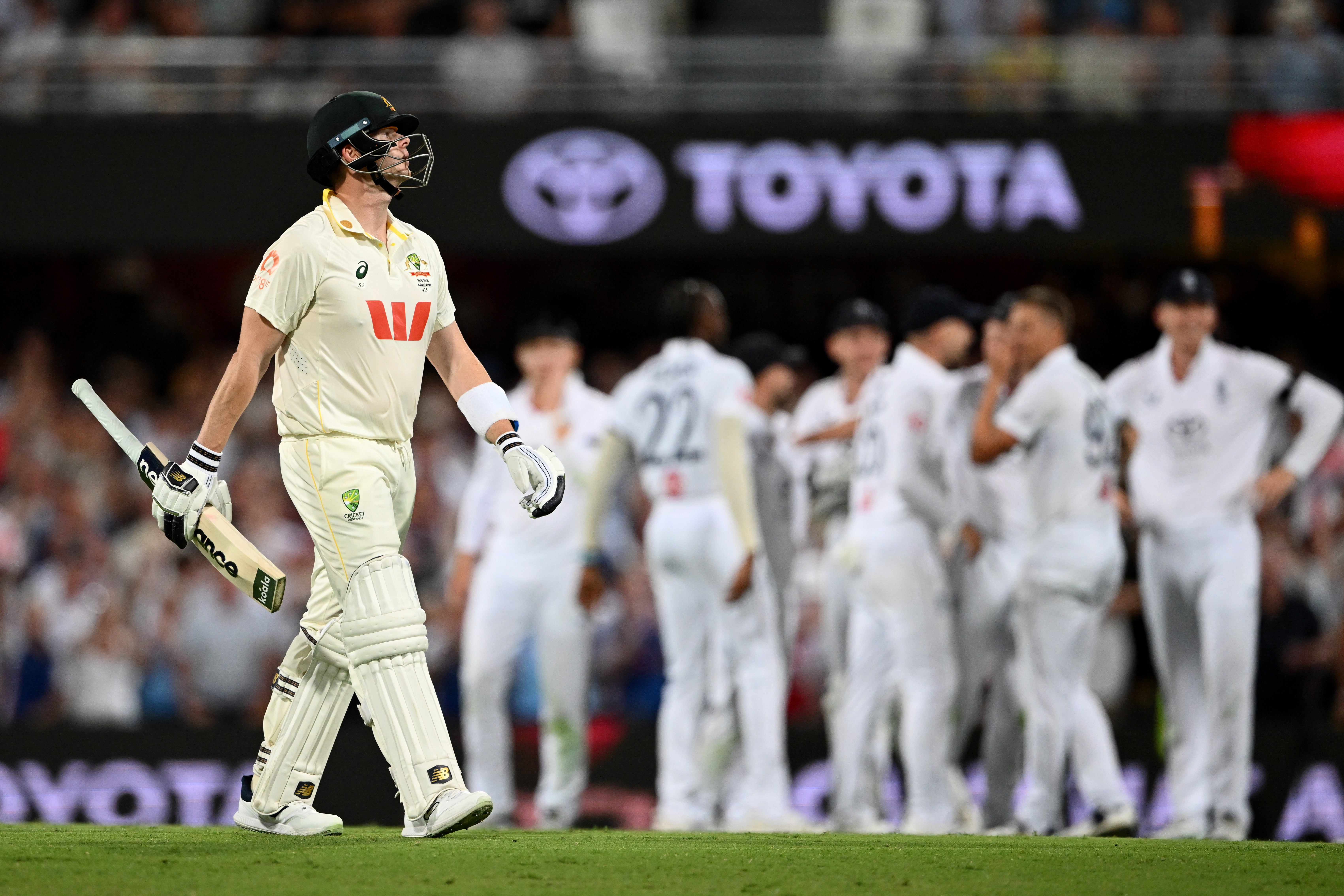 Will Jacks took a blinder of a catch to dismiss Steve Smith but Australia were in the ascendancy