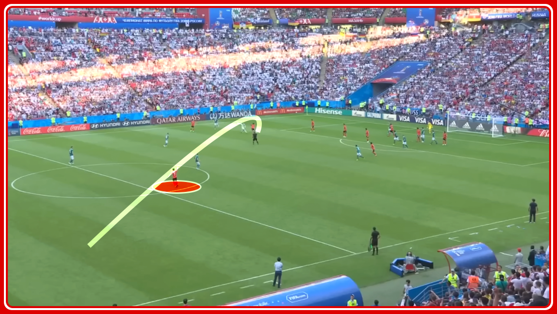 Firing it up the pitch