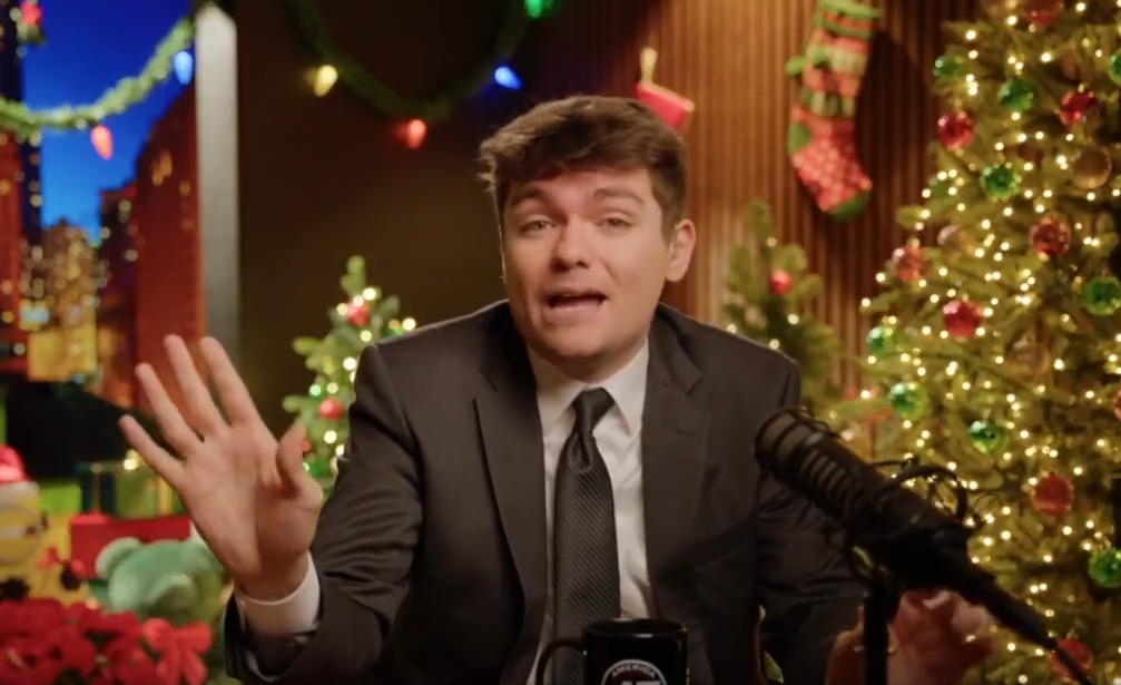 Nick Fuentes rages against Tucker Carlson earlier this month, a matter of weeks after their friendly interview, saying he's ’never met a faker human being’