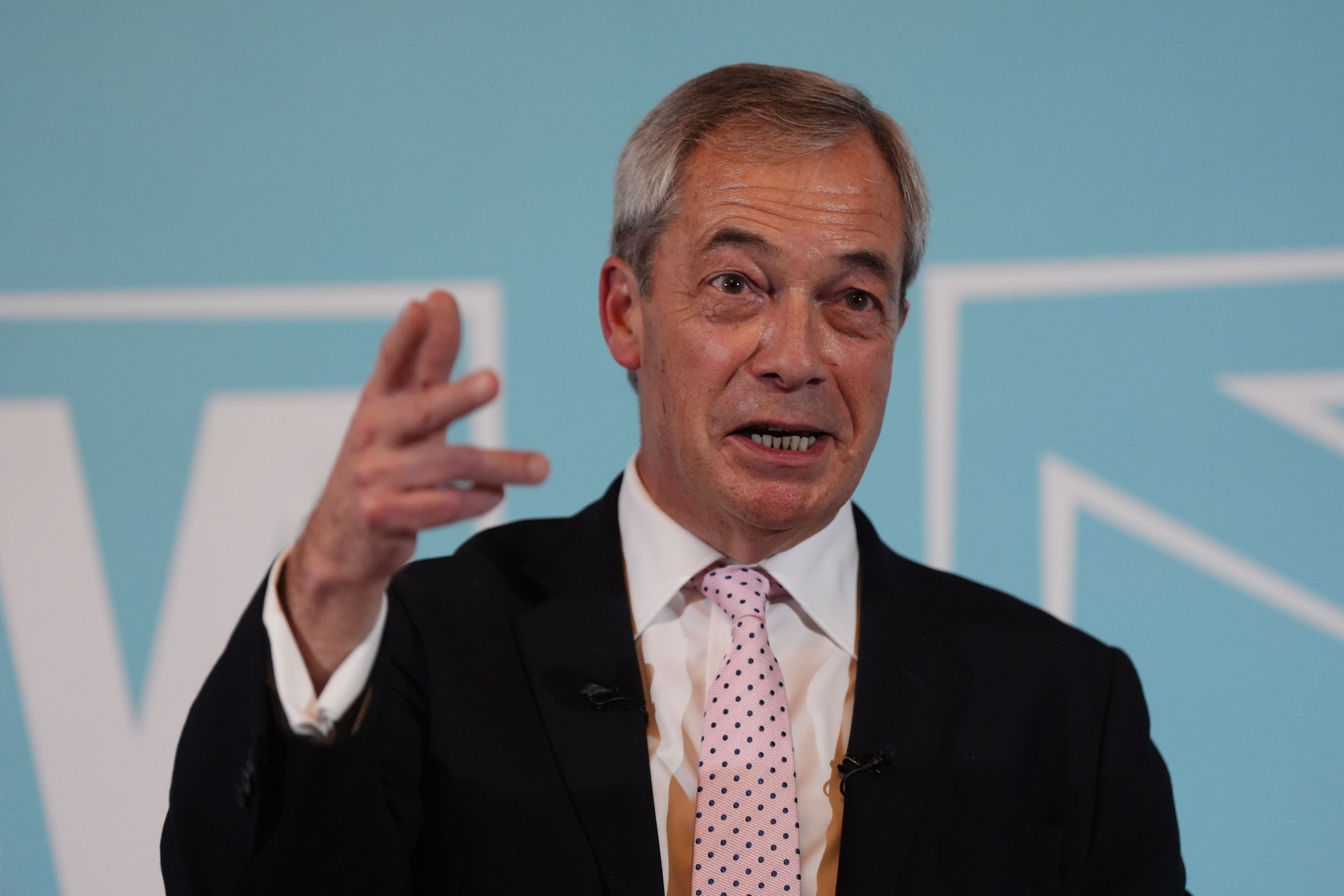 Farage said Reform would axe net zero targets and prioritise the North Sea oil and gas industries